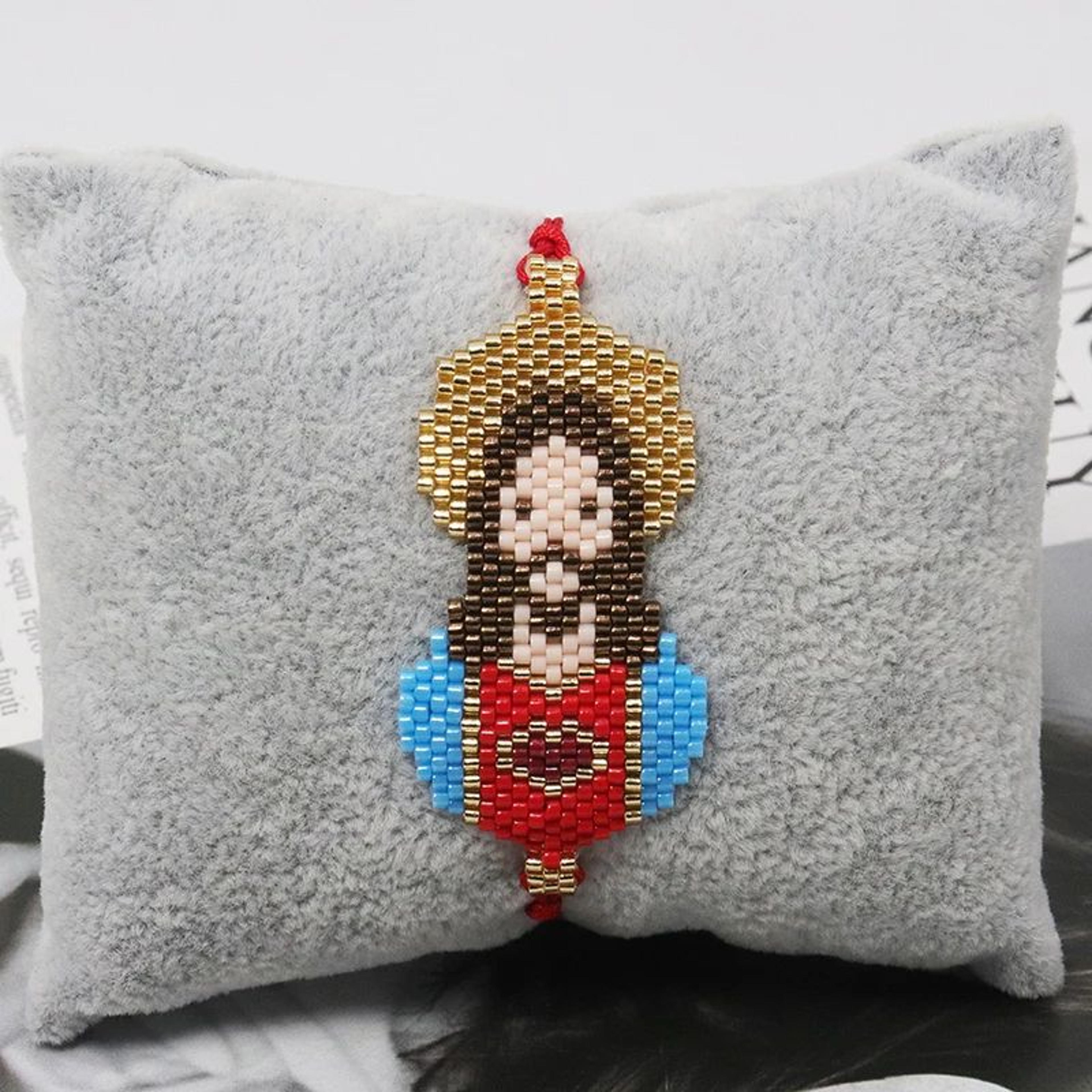 Handmade Jesus Miyuki Beaded Bracelet  Multicolored Devotional Friendship Bracelet For Women 2