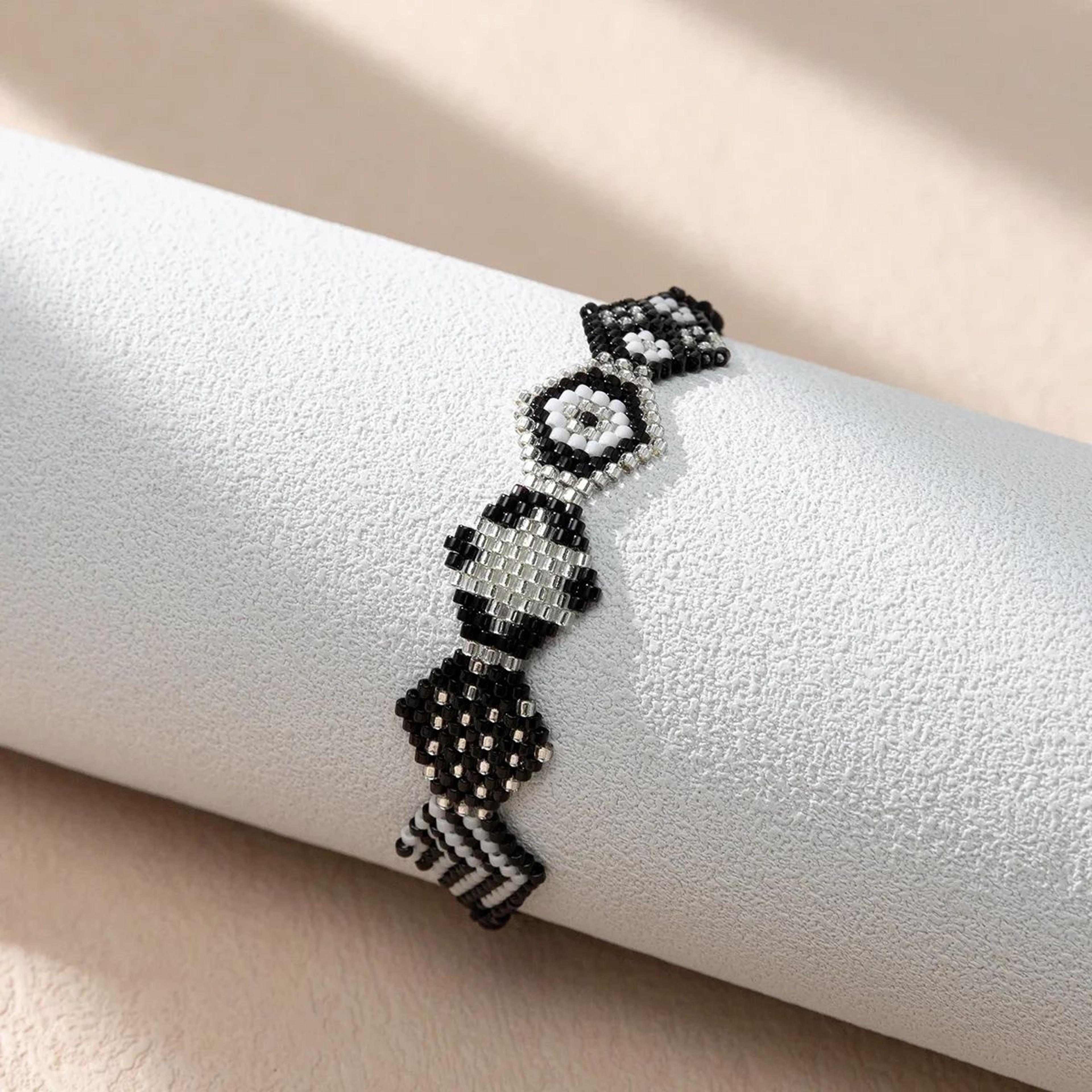 Handmade Miyuki Star Beaded Bracelet  Adjustable Woven Fashion Bracelet For Women 4