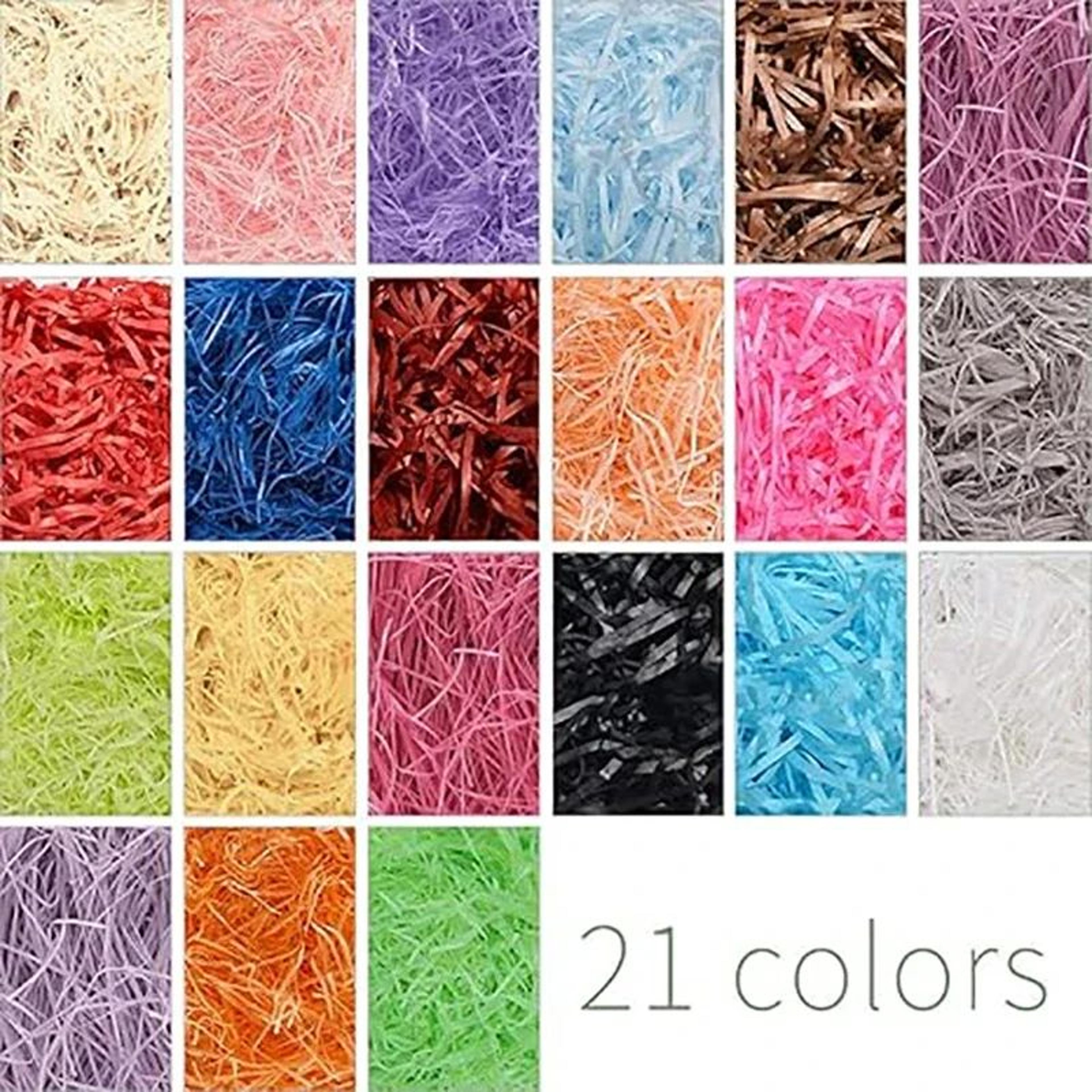 20100g Multicolored Raffia Paper Shreds  Crinkle Paper Gift Box Filler For Basket Wrapping  DIY Cra 3