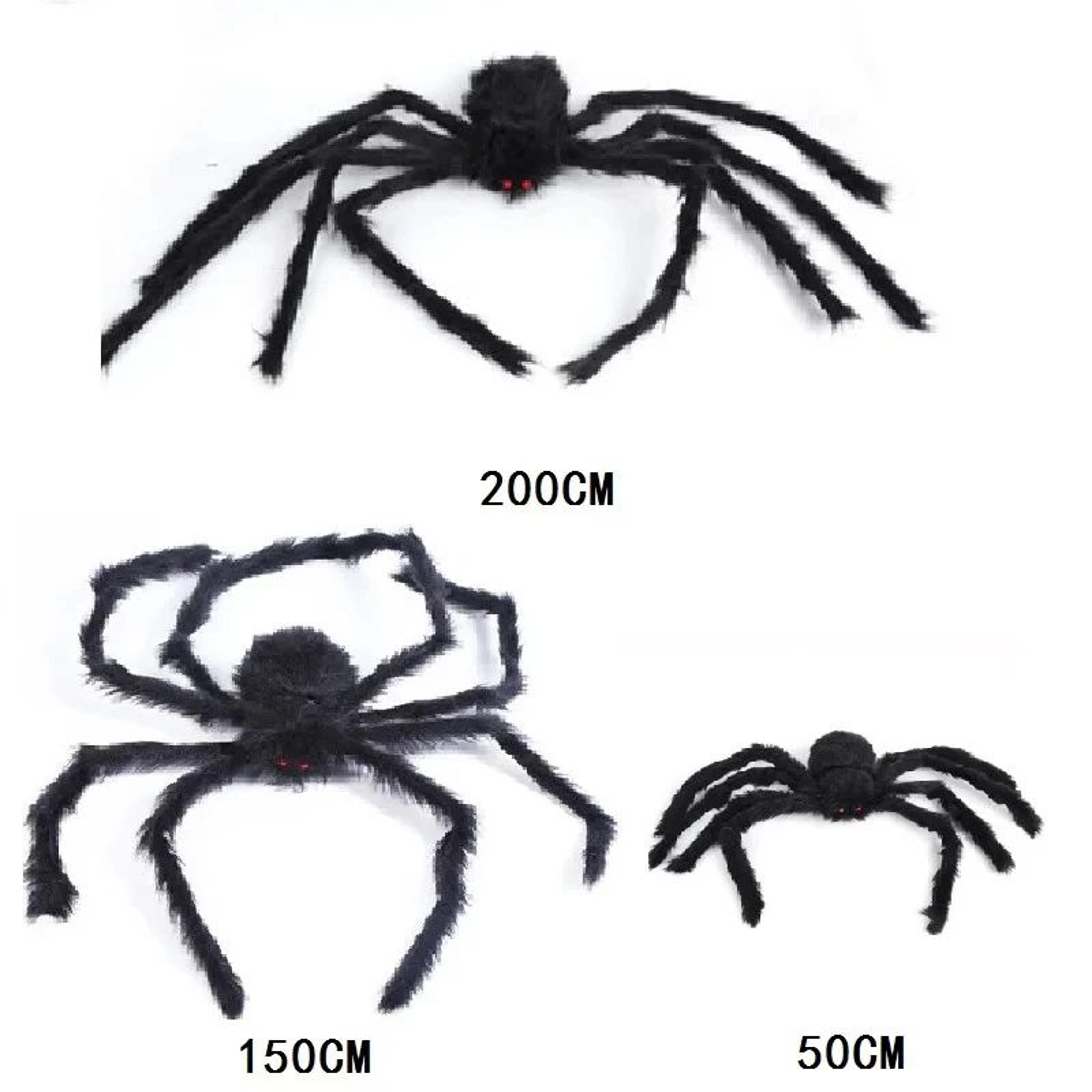 Halloween Giant Plush Spider Decoration  Bendable Scary Spider Prop For Haunted House Home  Outdoor 16