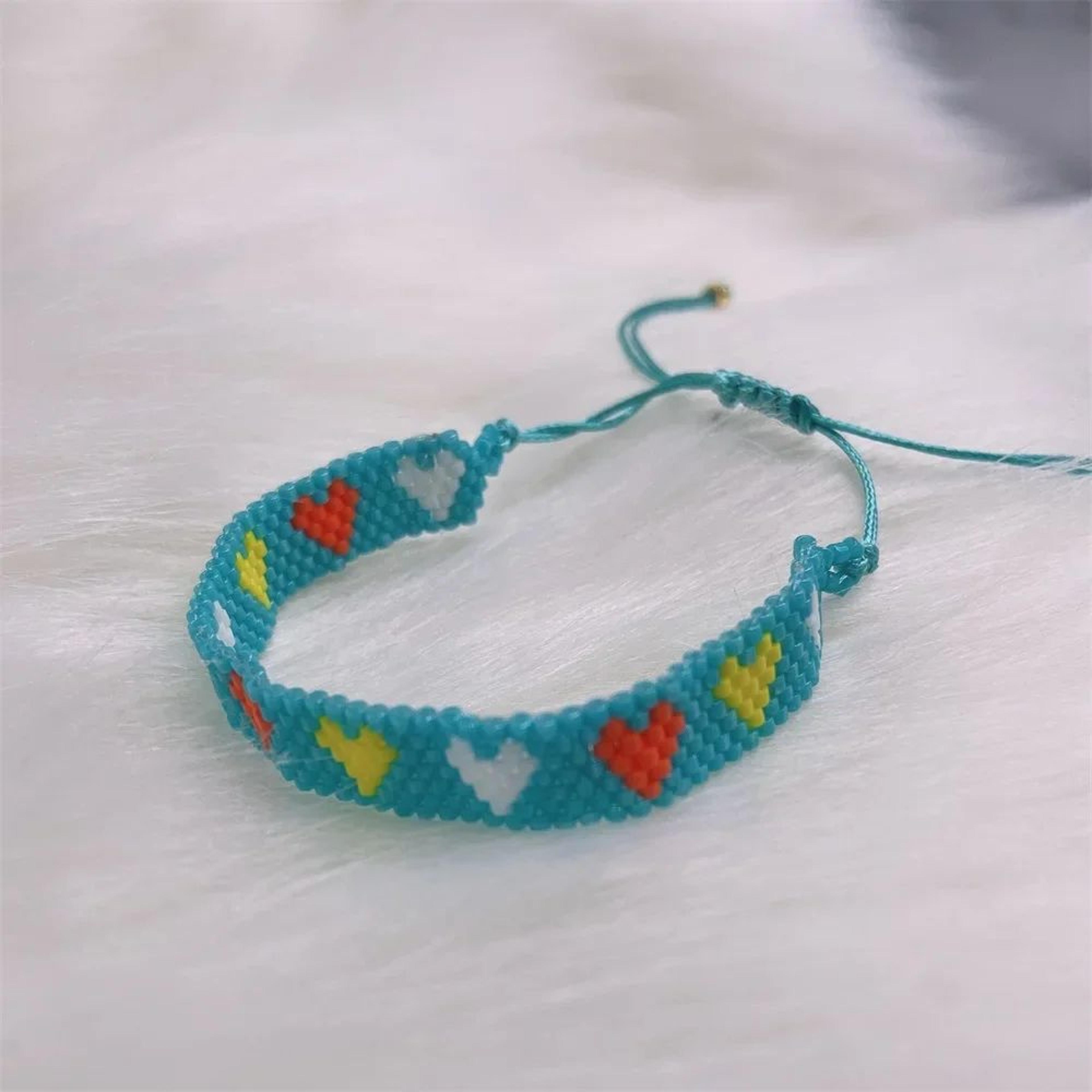 Handmade Miyuki Heart Beaded Bracelet  Boho Friendship Bracelet For Women Couples  Fashion Jewelry  16