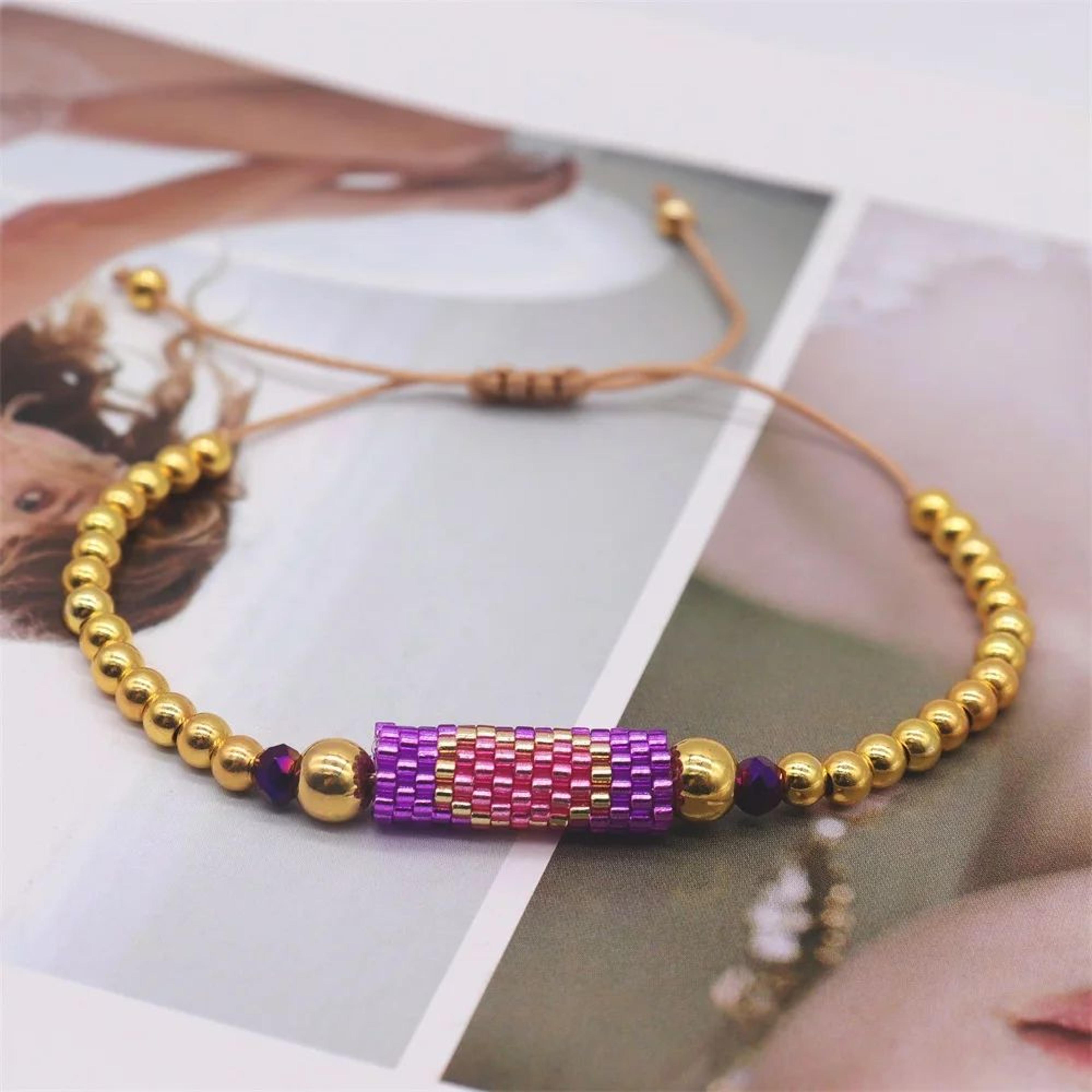 Miyuki Beaded Star Bracelet  Boho Woven Tassel Cuff Bracelet For Women Ethnic Jewelry Gift 9