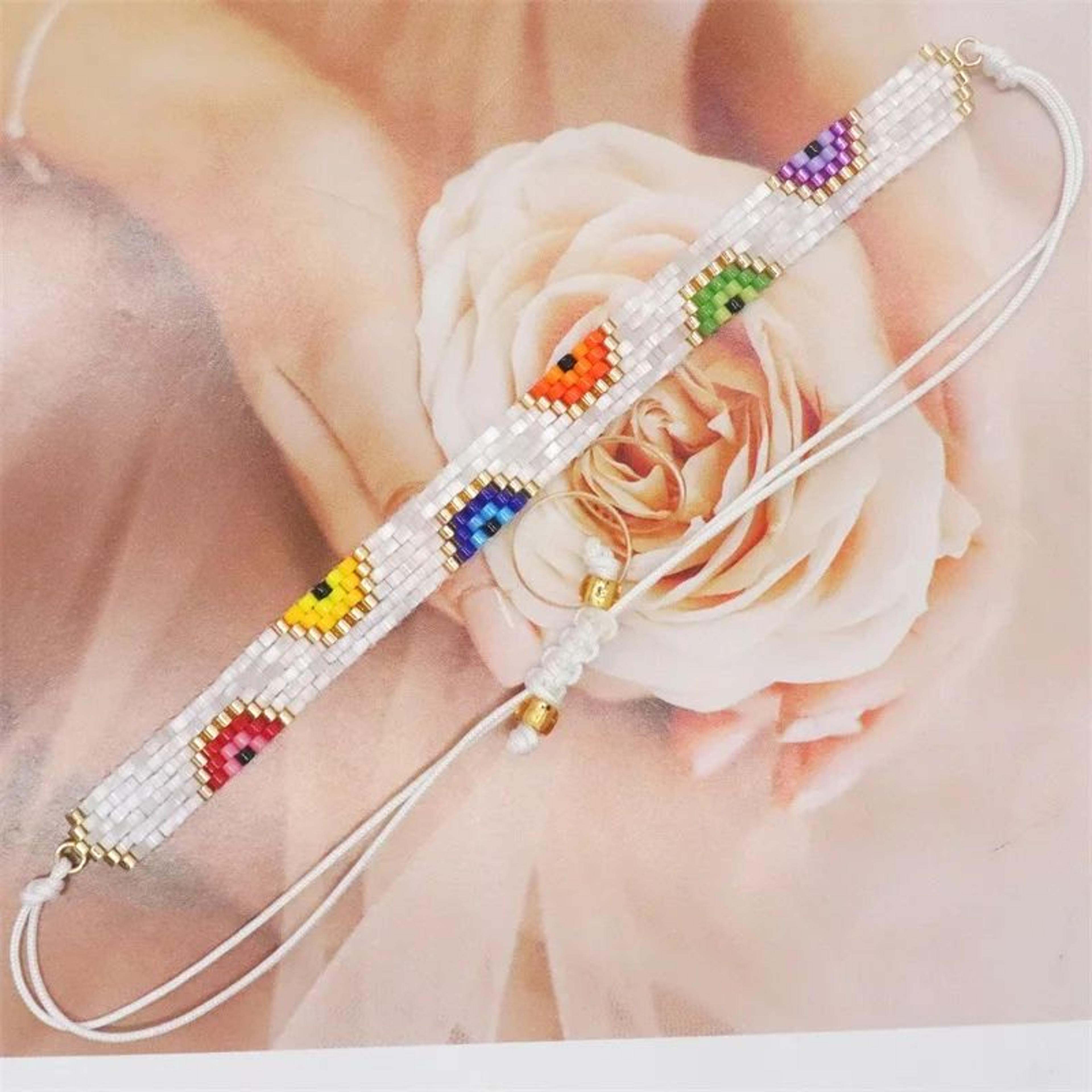 Miyuki Beaded Star Bracelet  Boho Woven Tassel Cuff Bracelet For Women Ethnic Jewelry Gift 20