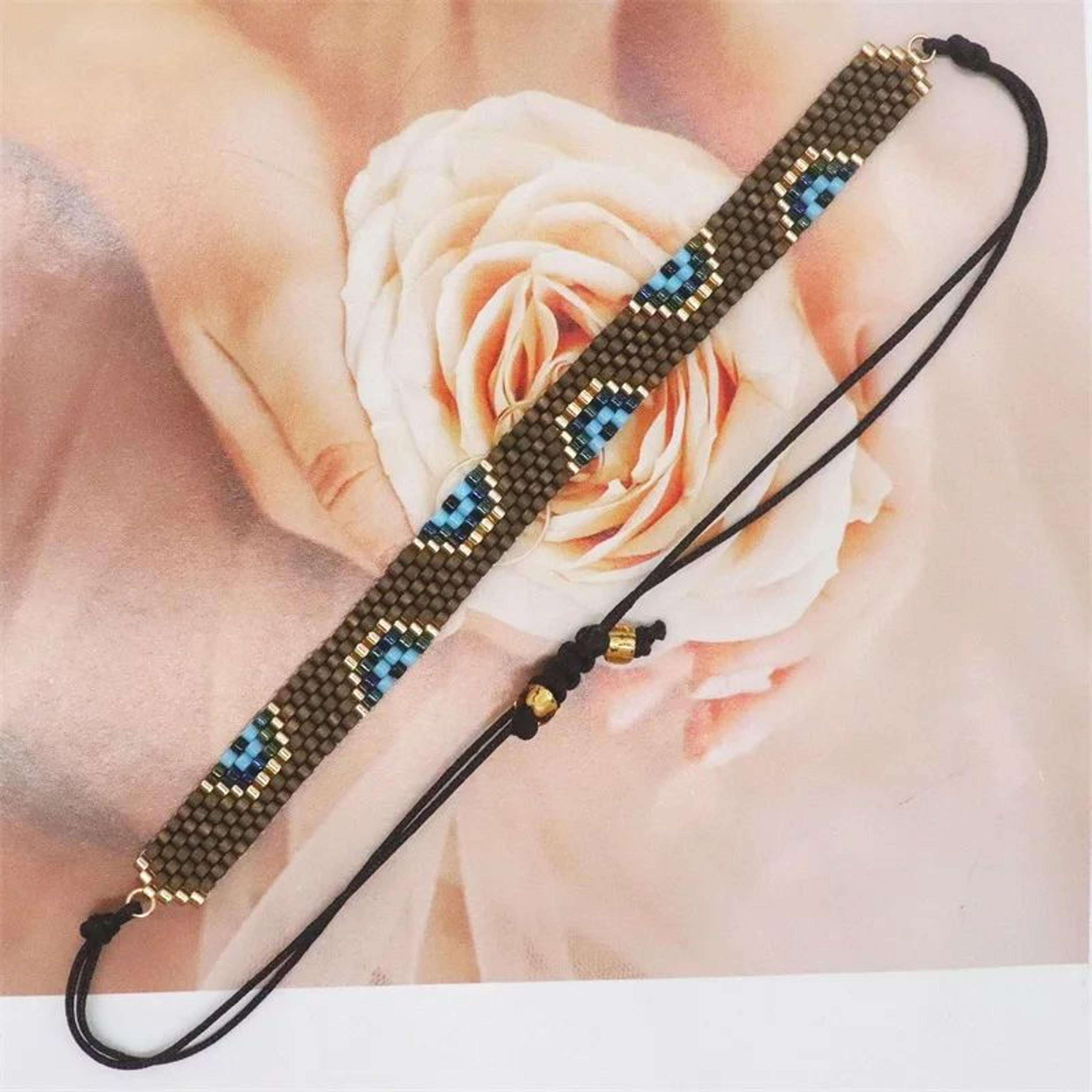 Miyuki Beaded Star Bracelet  Boho Woven Tassel Cuff Bracelet For Women Ethnic Jewelry Gift 26