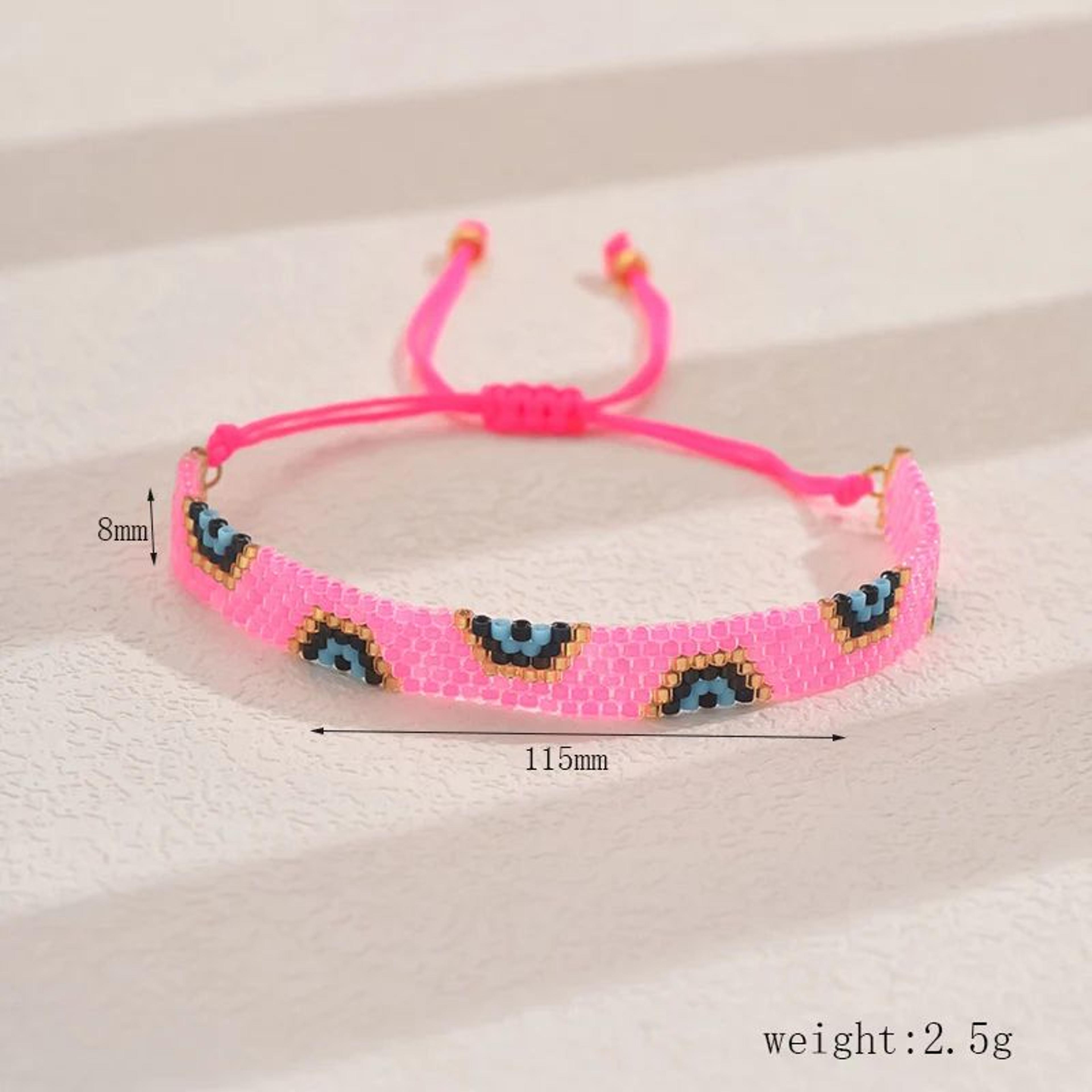 Boho Ethnic Miyuki Beaded Bracelet Set  Handmade Woven Rope Charm Bracelets For Women 10
