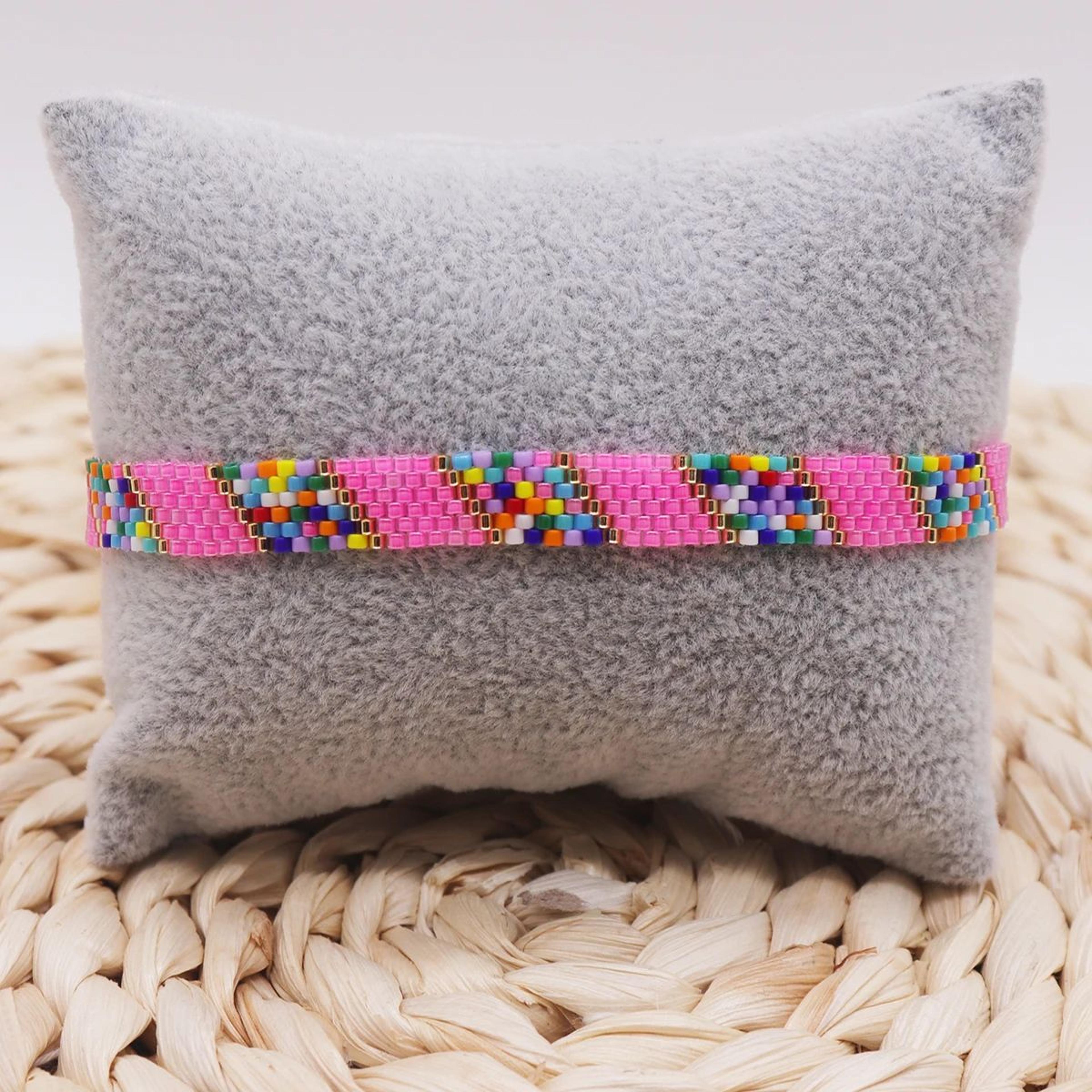 Handmade Miyuki Beaded Bracelet  Leaves  Skull Pattern Woven Boho Bracelet For Women 17