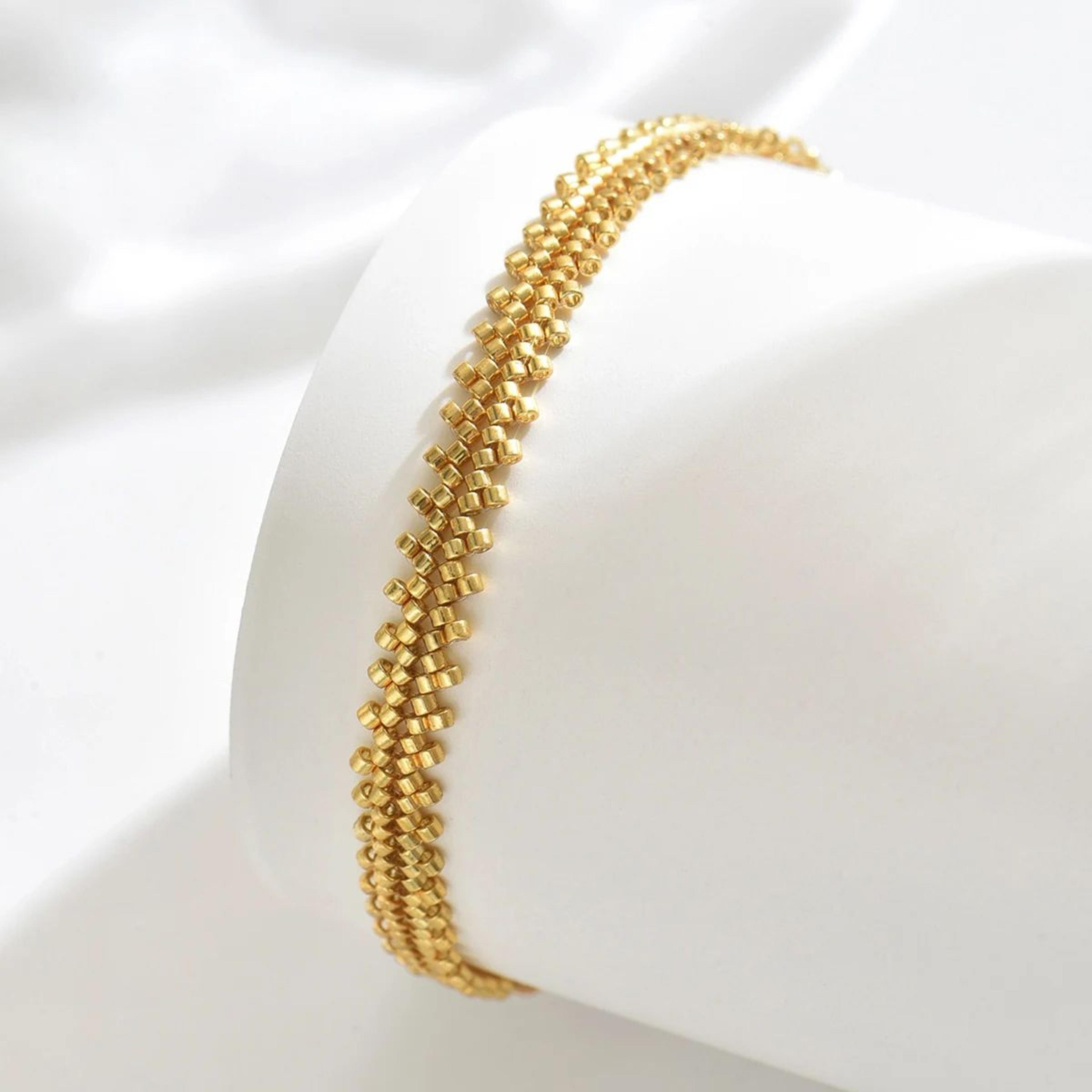 Miyuki Multicolor Beaded Braided Bracelet  Handmade Friendship Bracelet For Women Daily Wear Jewelr 5
