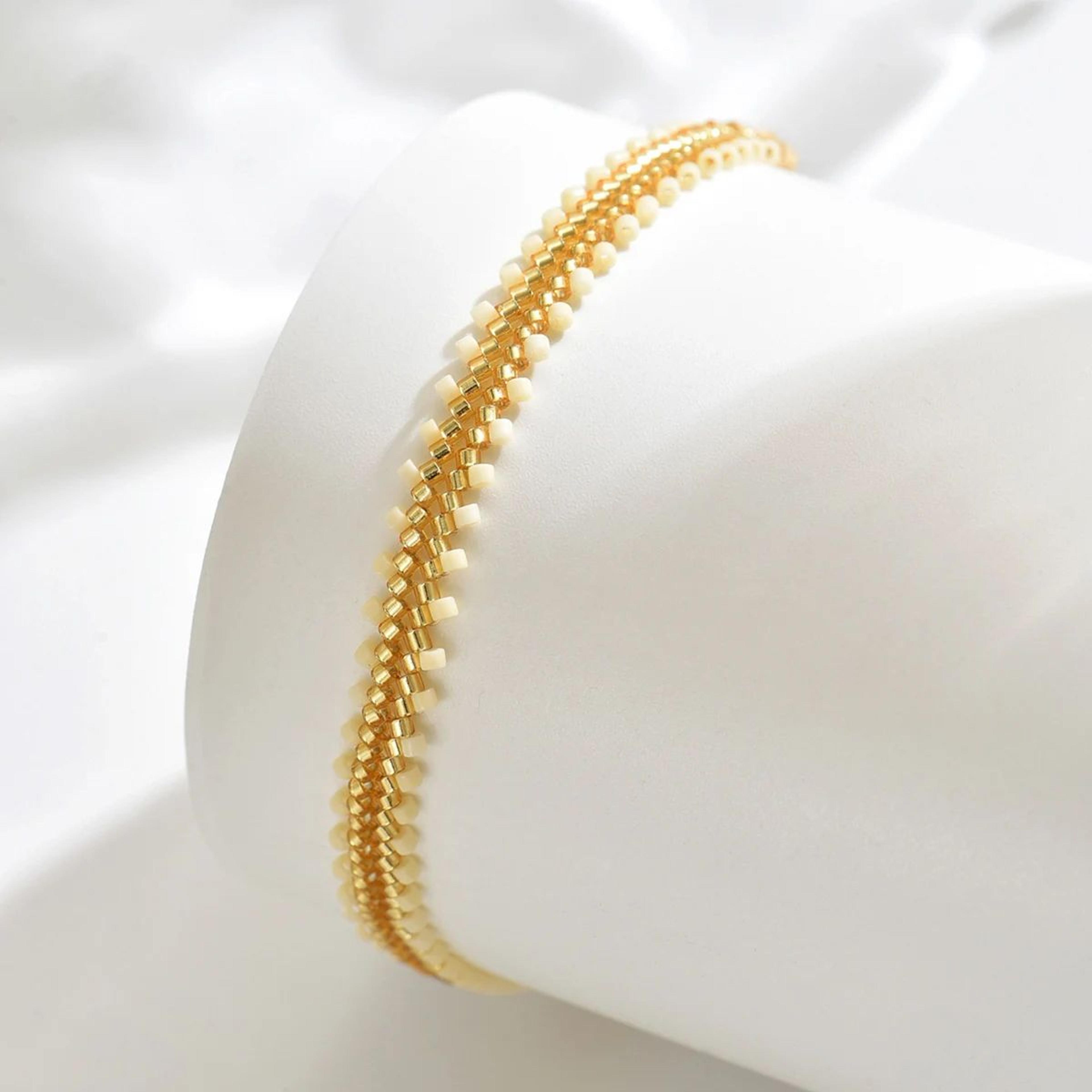 Miyuki Multicolor Beaded Braided Bracelet  Handmade Friendship Bracelet For Women Daily Wear Jewelr 12