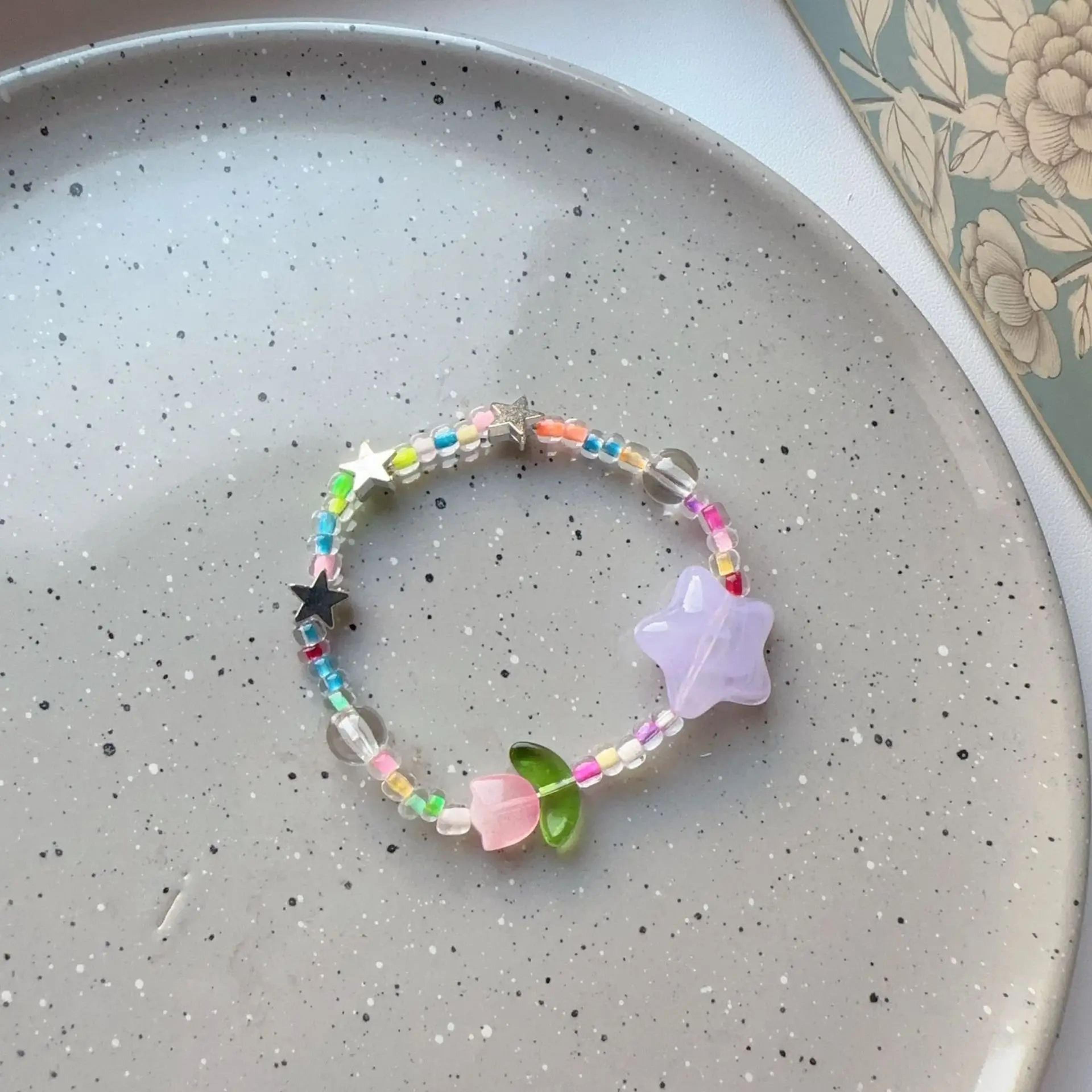 Colorful Stretch Beaded Bracelet  Stackable Friendship Bracelet Summer Jewelry For Women  Men 11