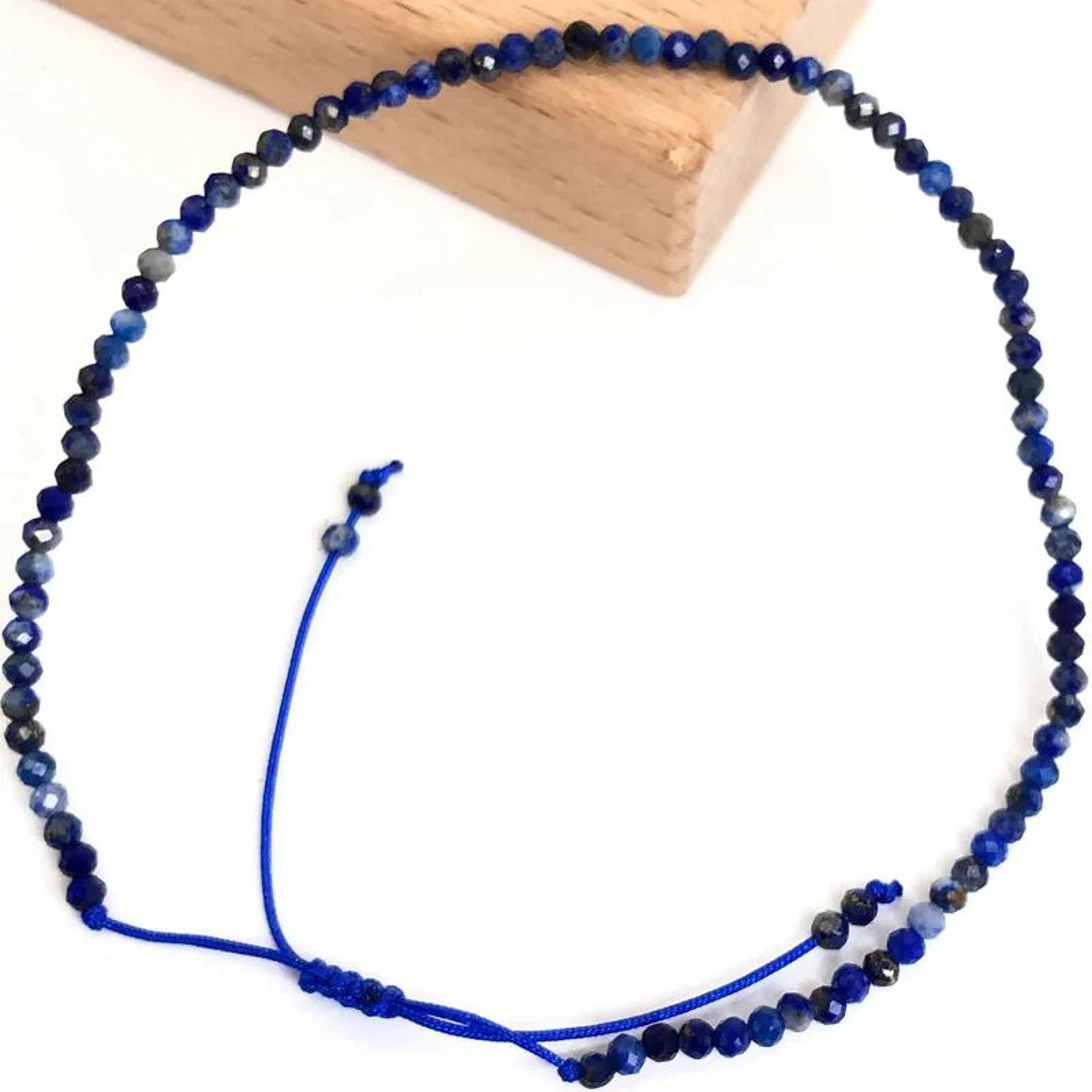 Natural Faceted Stone Beaded Bracelet  Adjustable Crystal Tourmaline Agate Handwoven Bracelet For W 23