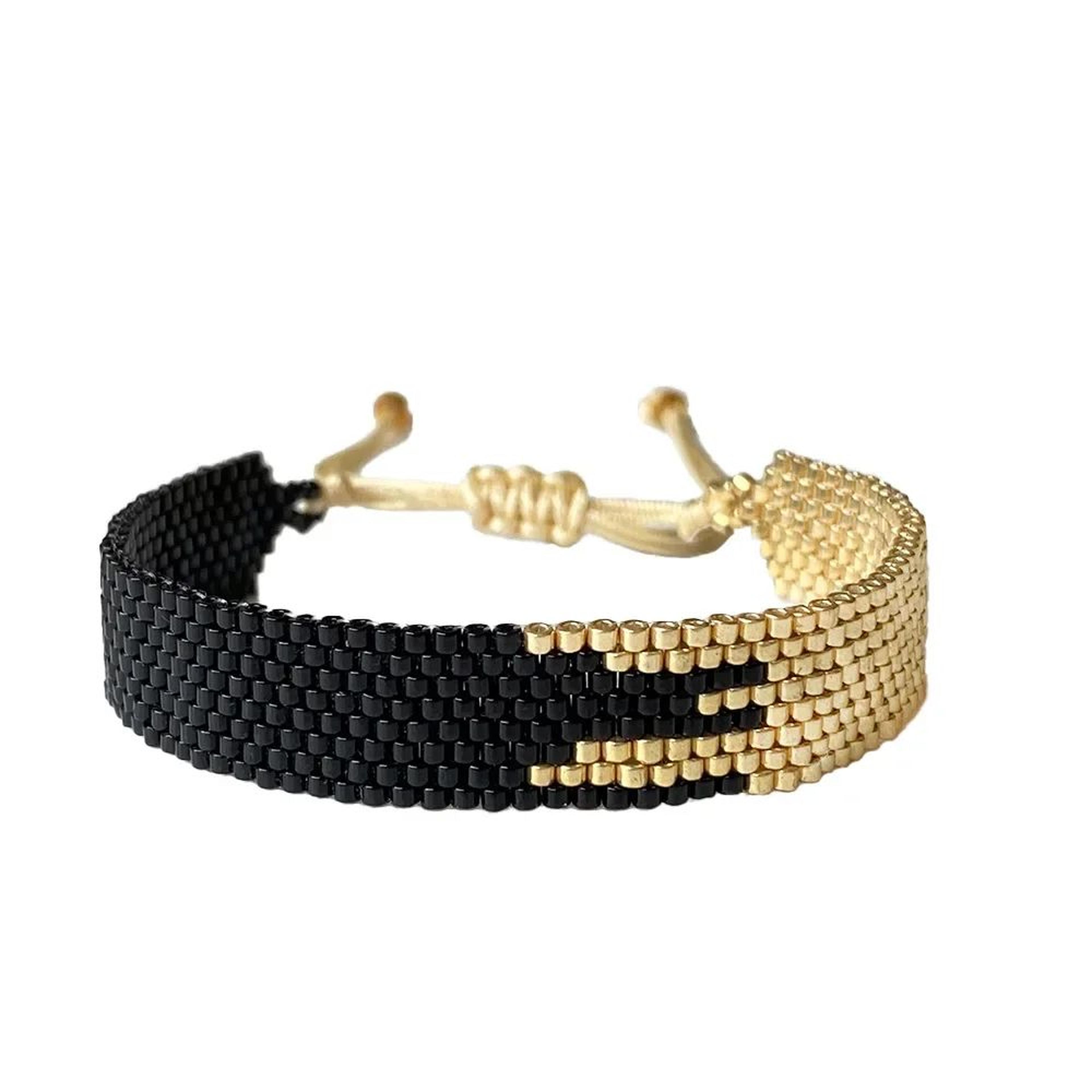 Boho Rice Bead Arrow Bracelet  Adjustable Handwoven Colorful Beaded Bracelet For Women  Men 3