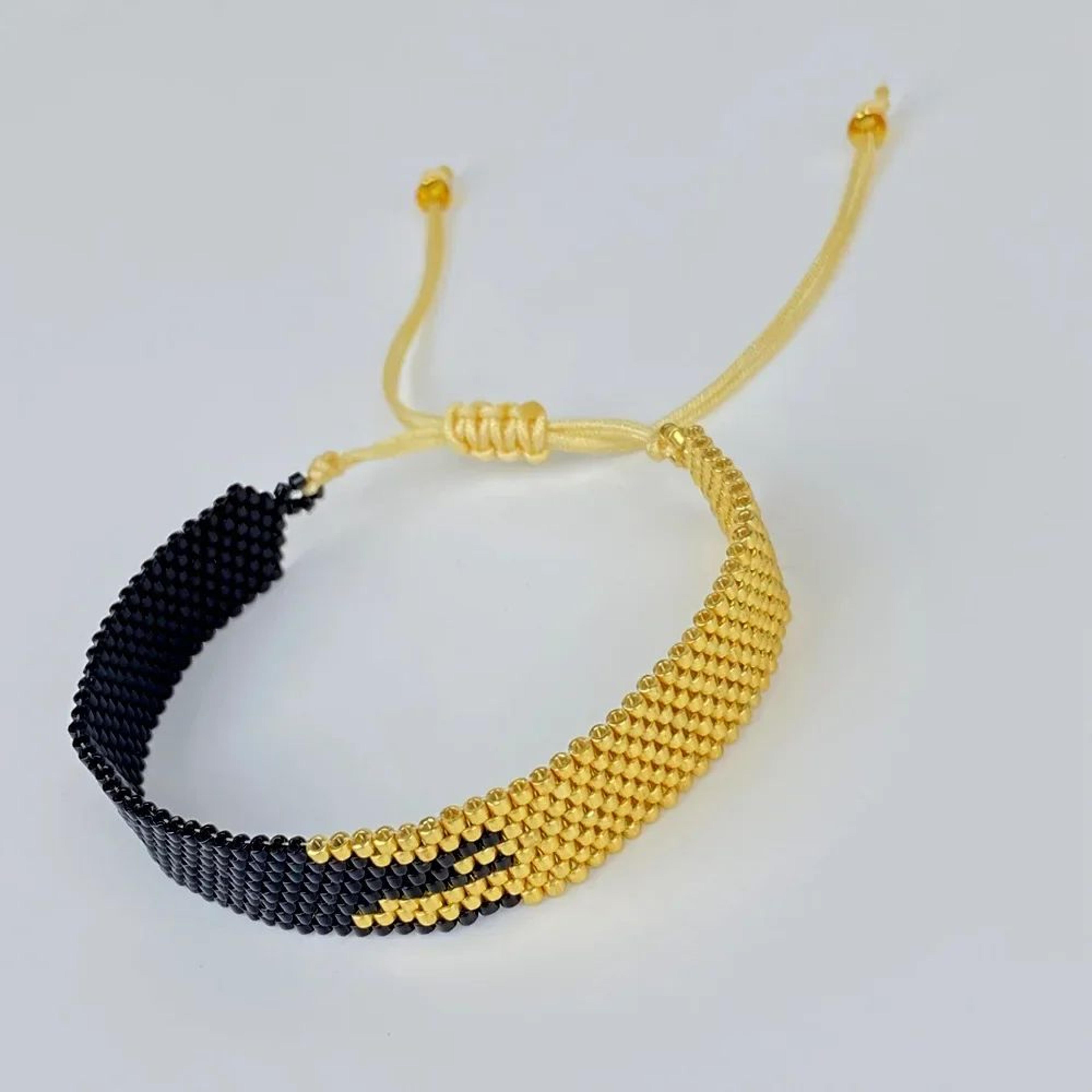 Boho Rice Bead Arrow Bracelet  Adjustable Handwoven Colorful Beaded Bracelet For Women  Men 4