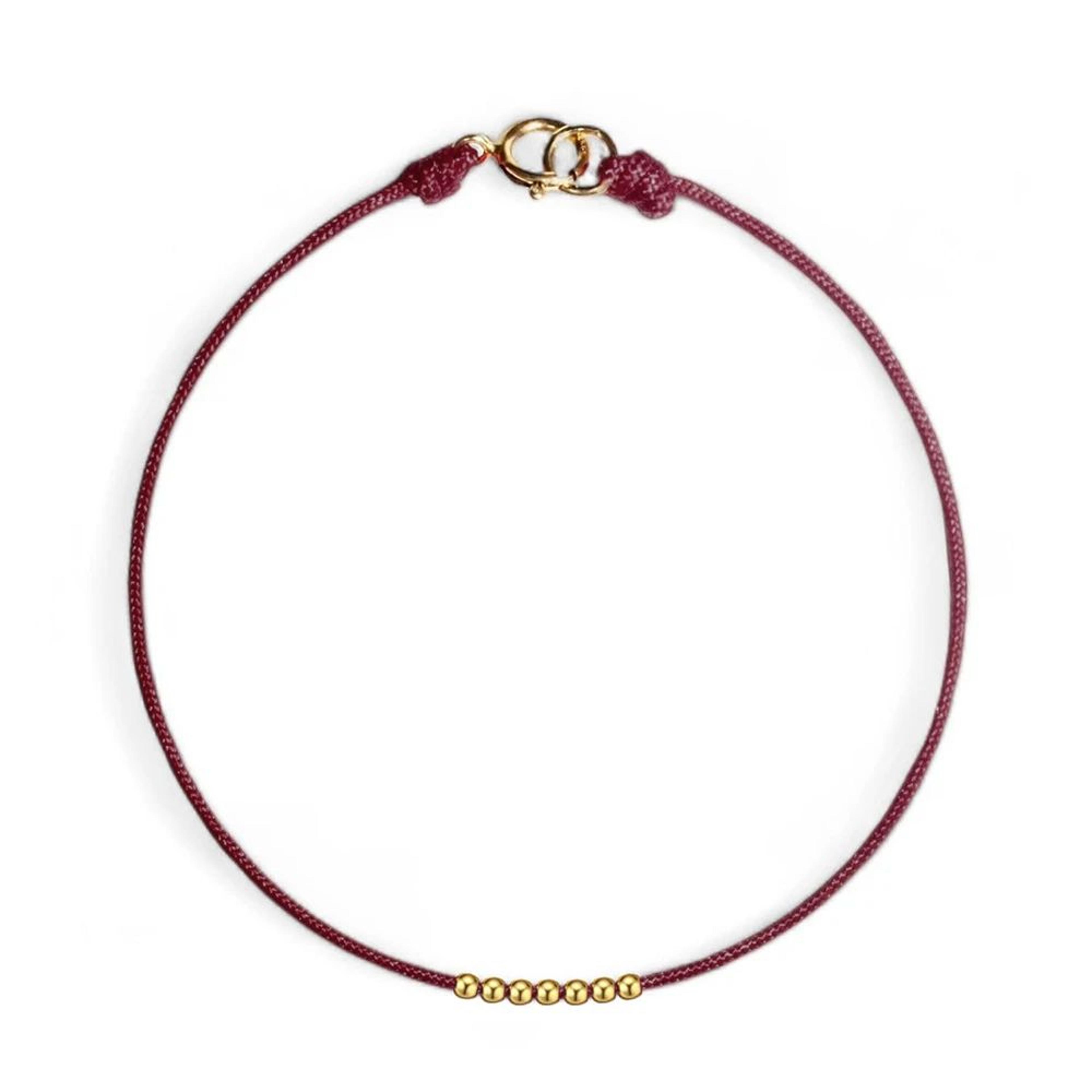 Extra Thin Red String Bracelet  Adjustable Kabbalah Protection Cord With GoldPlated Clasp For Women 10
