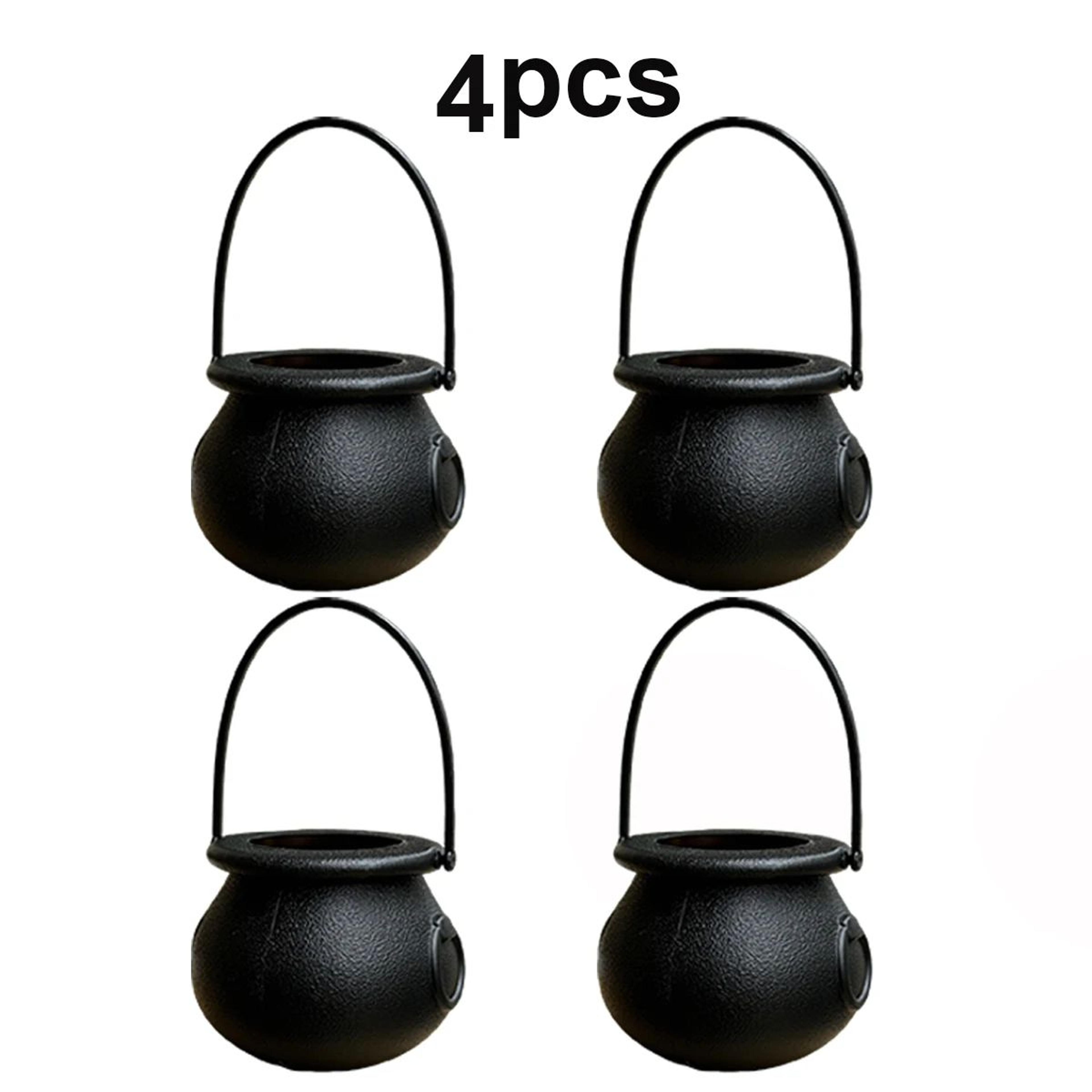 Halloween Witch Cauldron Candy Buckets Set  Plastic TrickorTreat Candy Bowl For Halloween Easter  P 8