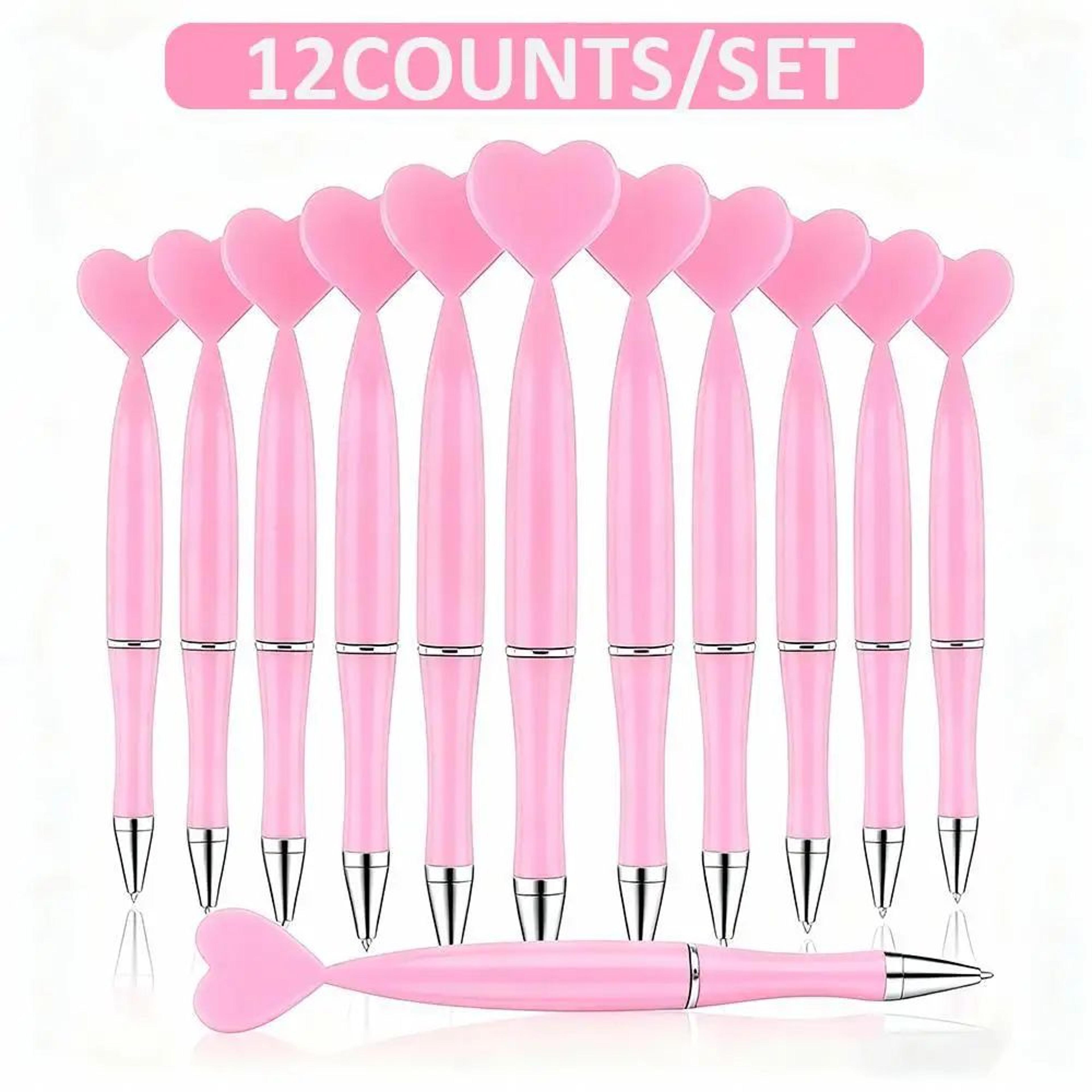 12pcs HeartShaped Ballpoint Pen Set  Valentines Day Gift Pens For School Office Weddings  Party Fav 7