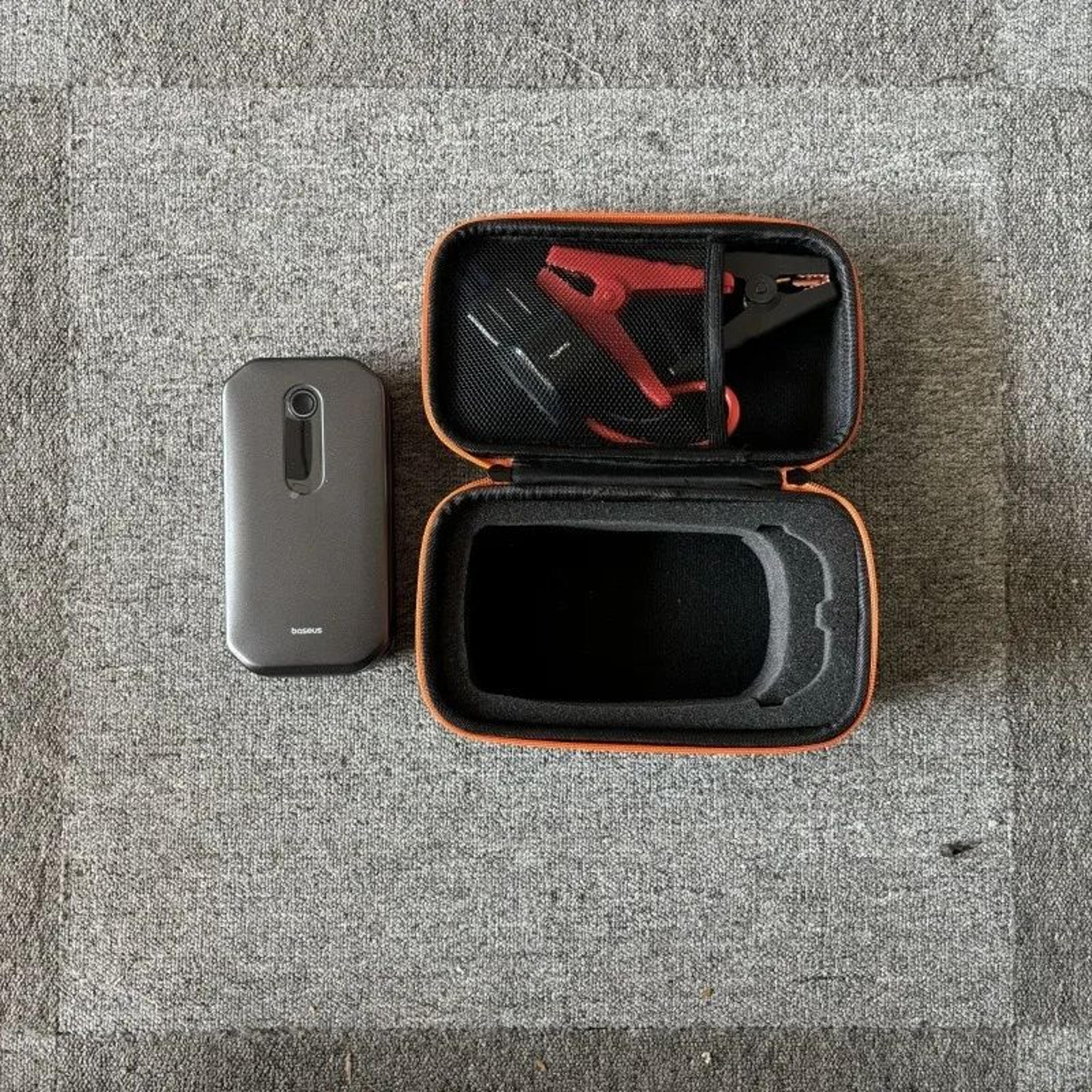 Portable EVA Travel Storage Case  Hard Shell Carrying Bag For Car Jump Starter Battery Charger  Pow 3