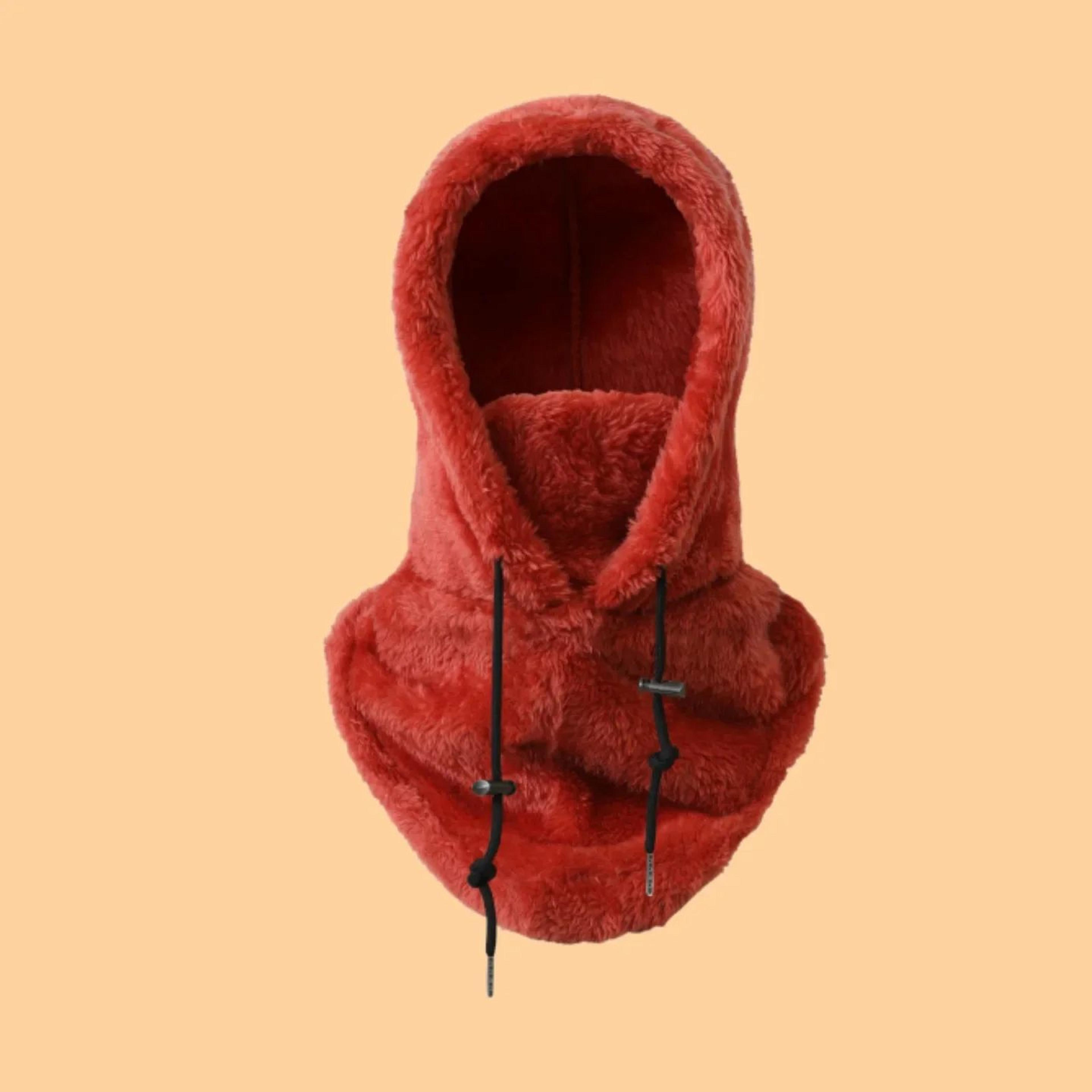 Thermal Sherpa Fleece Hood Balaclava  Windproof Adjustable Ski Mask  Cold Weather Face Protector 11