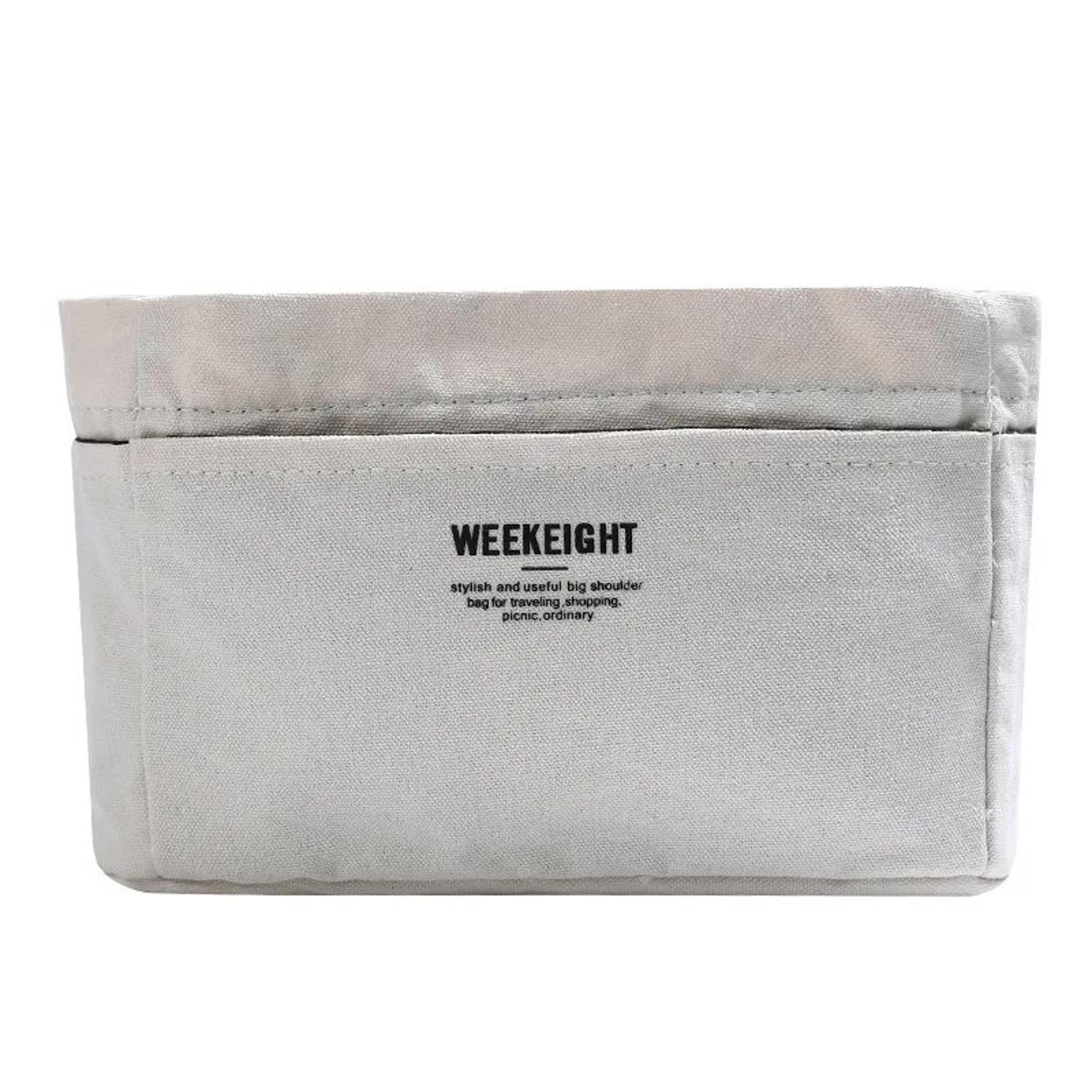 Drawstring Canvas Organizer Insert Bag  MultiPocket Travel Storage Liner For Handbags  Totes 8