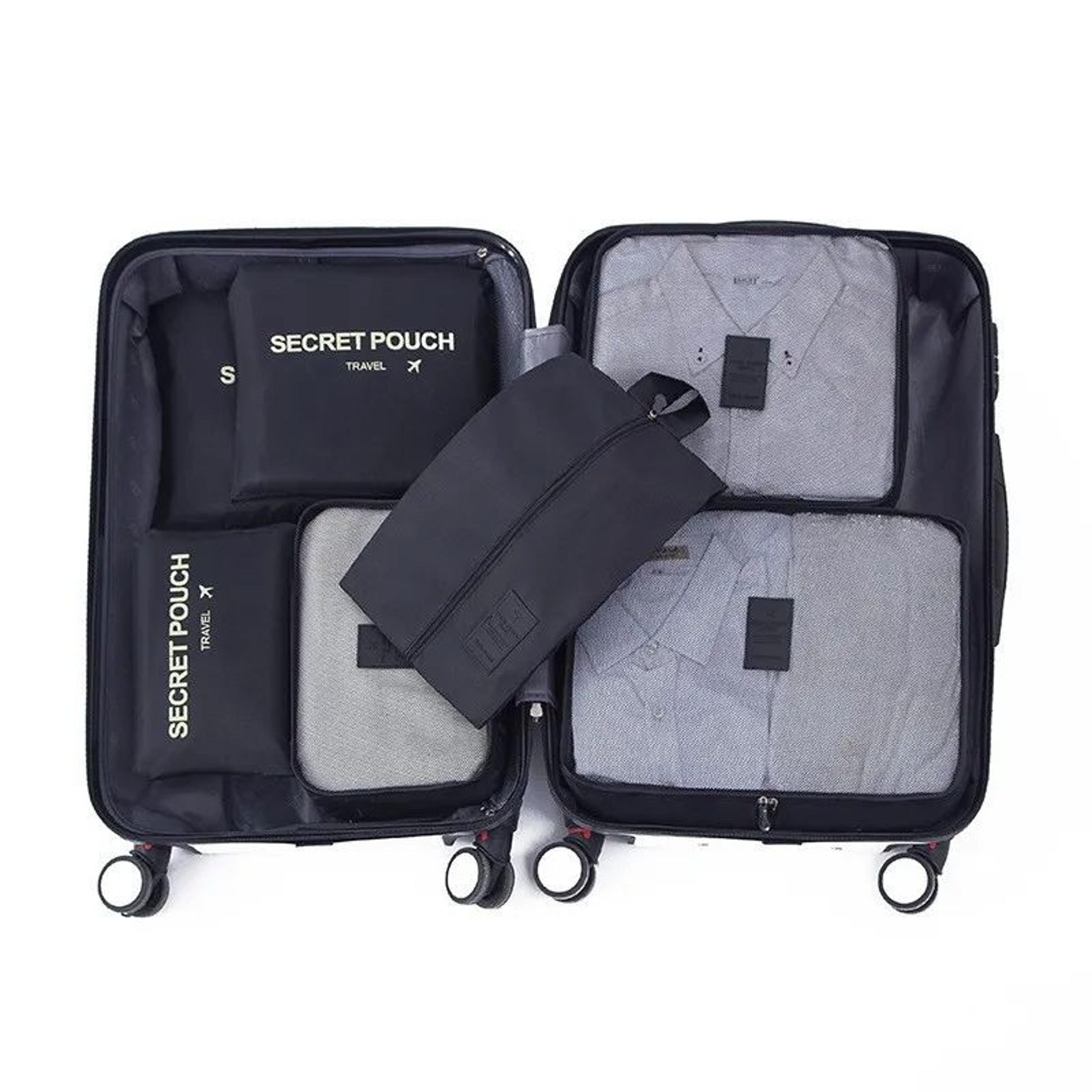 7pcs Ravel Packing Cubes Set  Large Capacity Luggage Organizer Bags For Clothes Shoes  Suitcase Sto 6