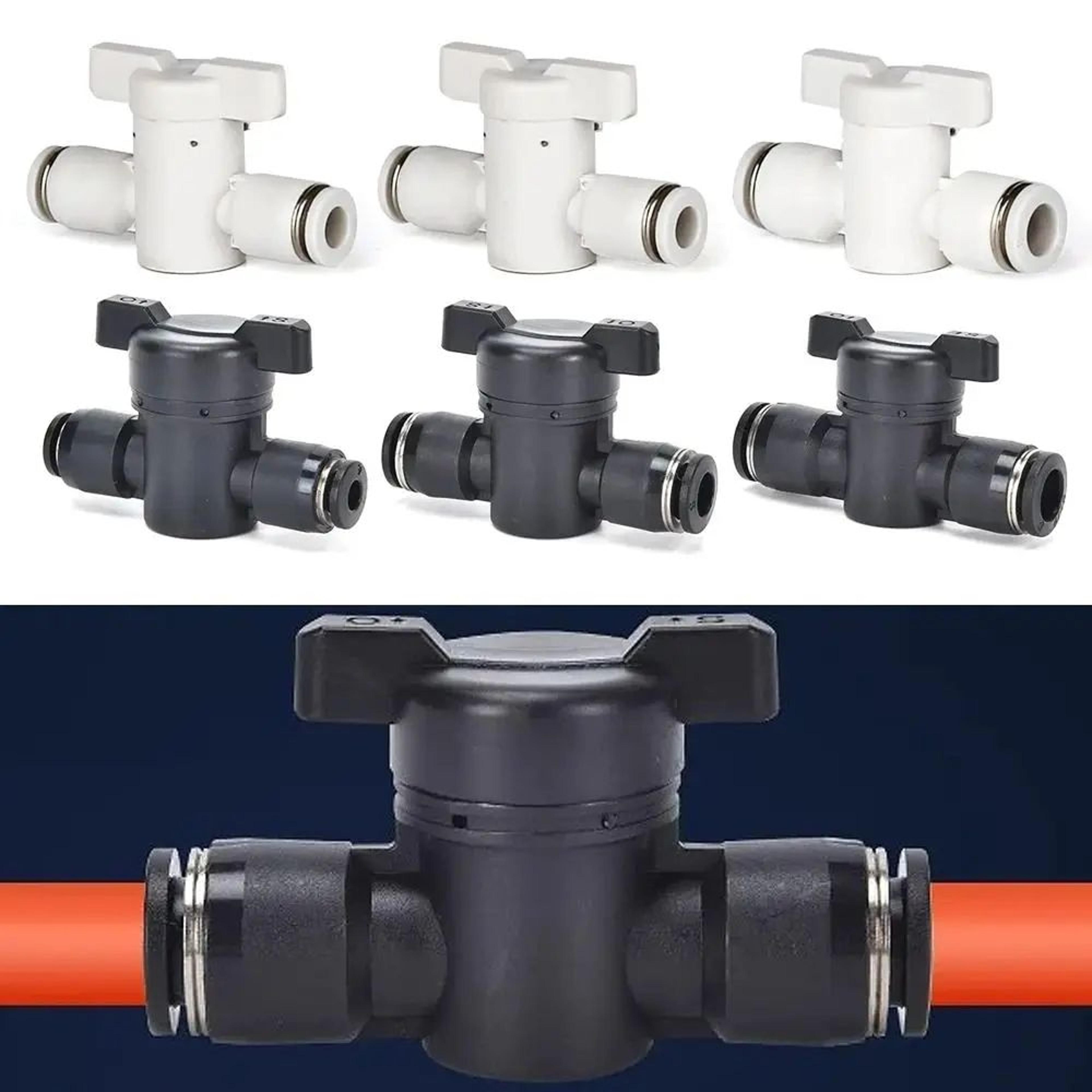 Plastic Pneumatic Hand Valve  PushtoConnect Air Flow Control Ball Valve For 4 Mm 6 Mm  8 Mm Tubing 3