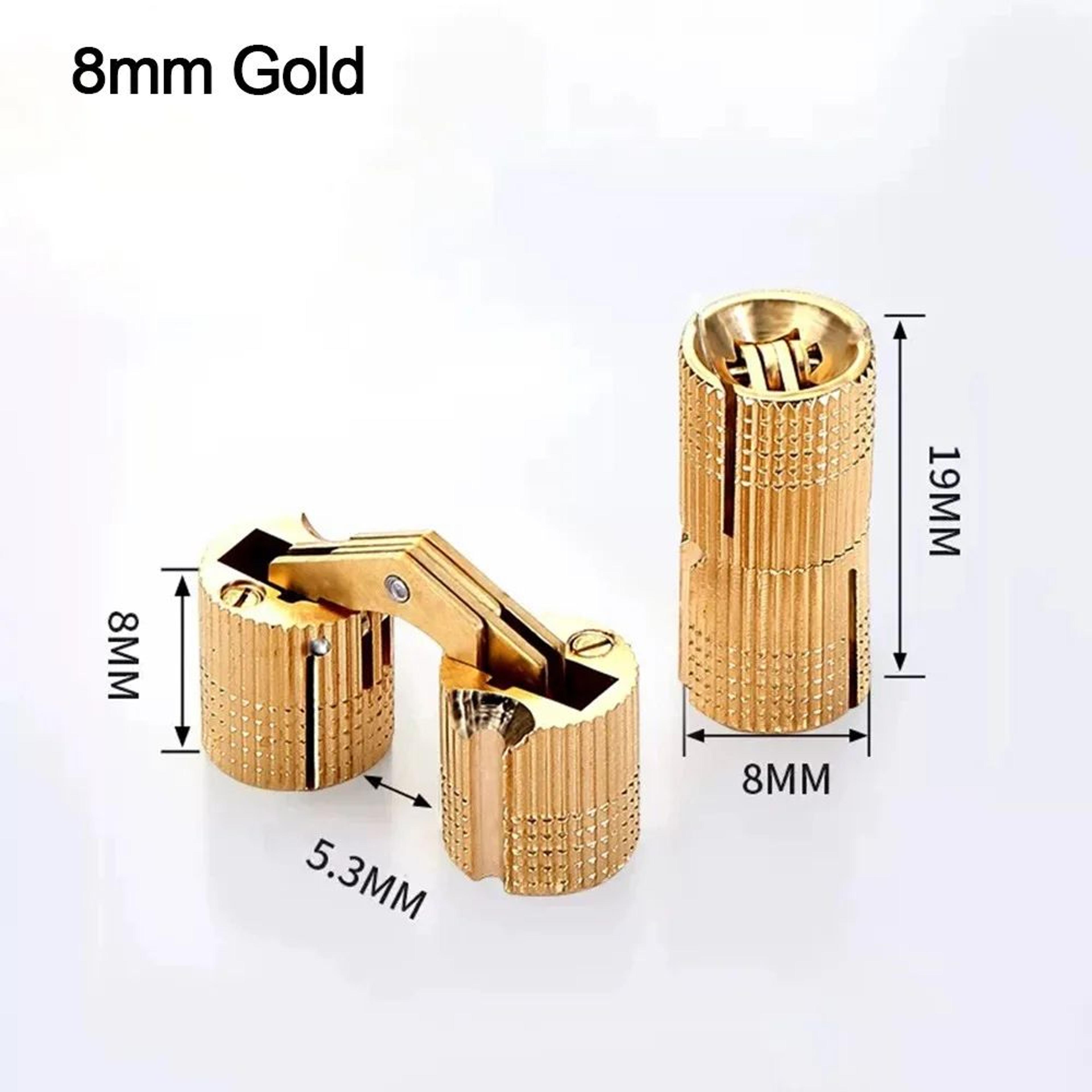 Brass Invisible Cabinet Hinges  180 Concealed Barrel Hinges For Furniture Jewelry Boxes  Cabinet Do 6