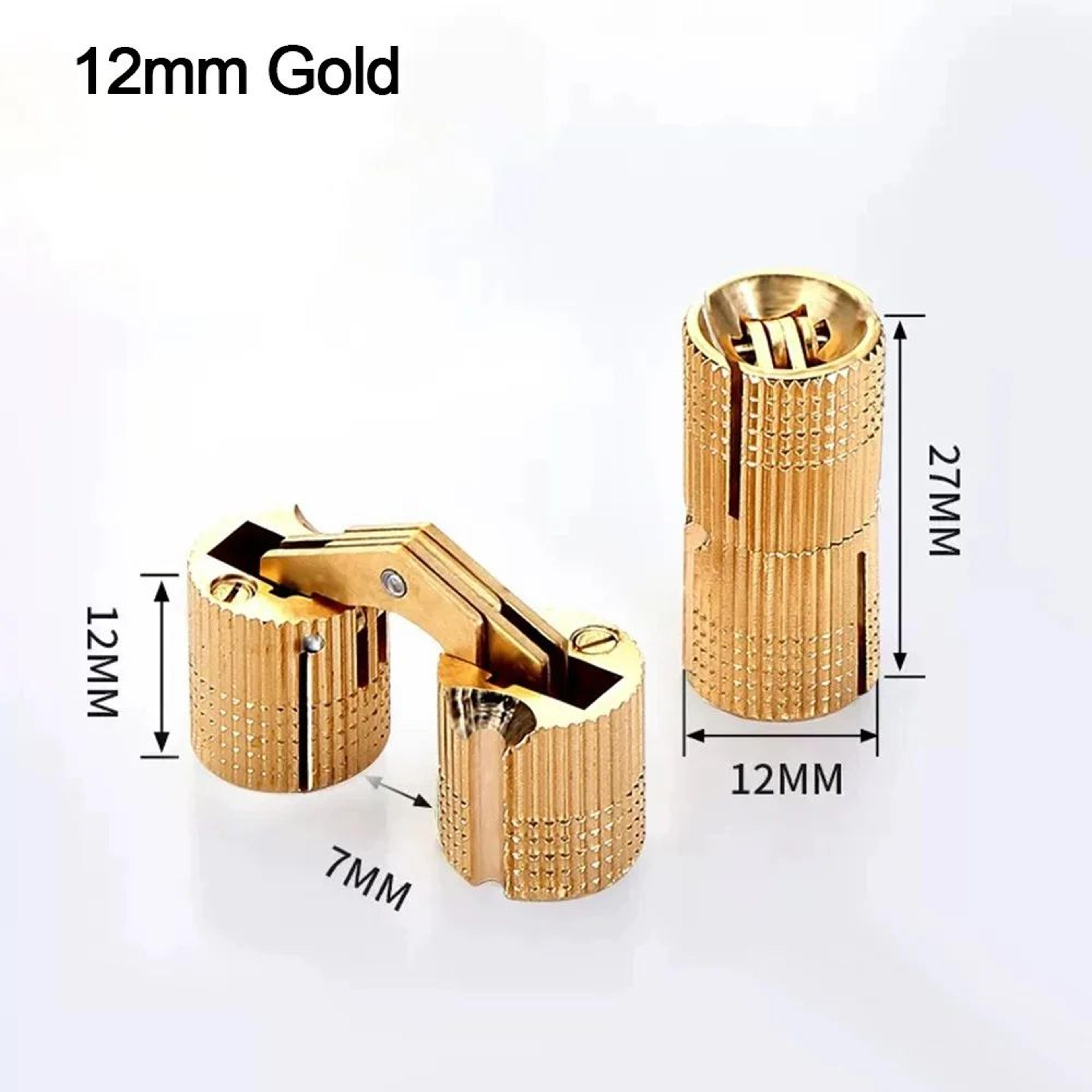 Brass Invisible Cabinet Hinges  180 Concealed Barrel Hinges For Furniture Jewelry Boxes  Cabinet Do 8