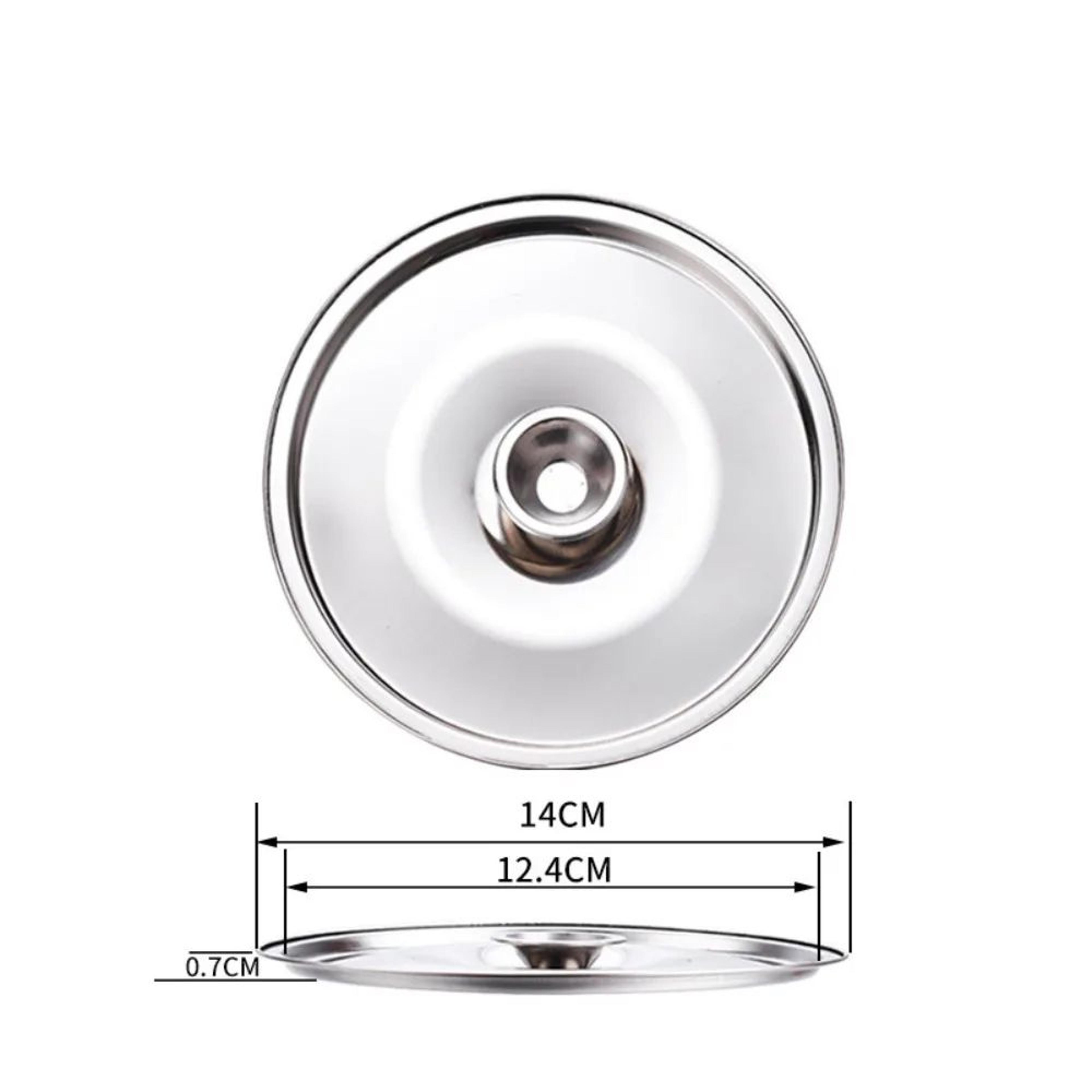Universal Stainless Steel Pot Lid  Round Saucepan Replacement Cover With HeatResistant Handle 8