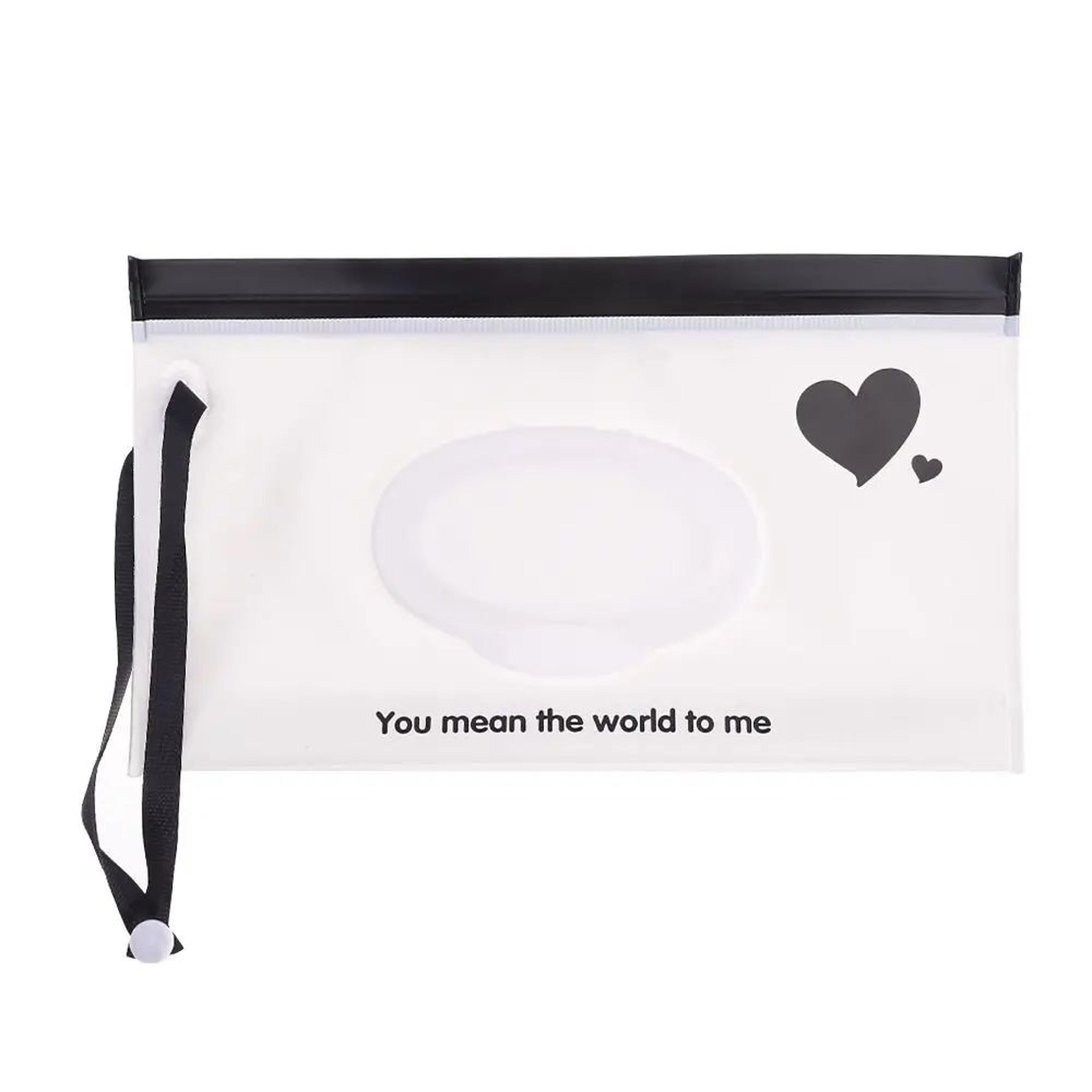 Reusable Baby Wet Wipe Pouch  Portable Refillable Wipes Holder Case With Flip Cover  Snap Strap For 14