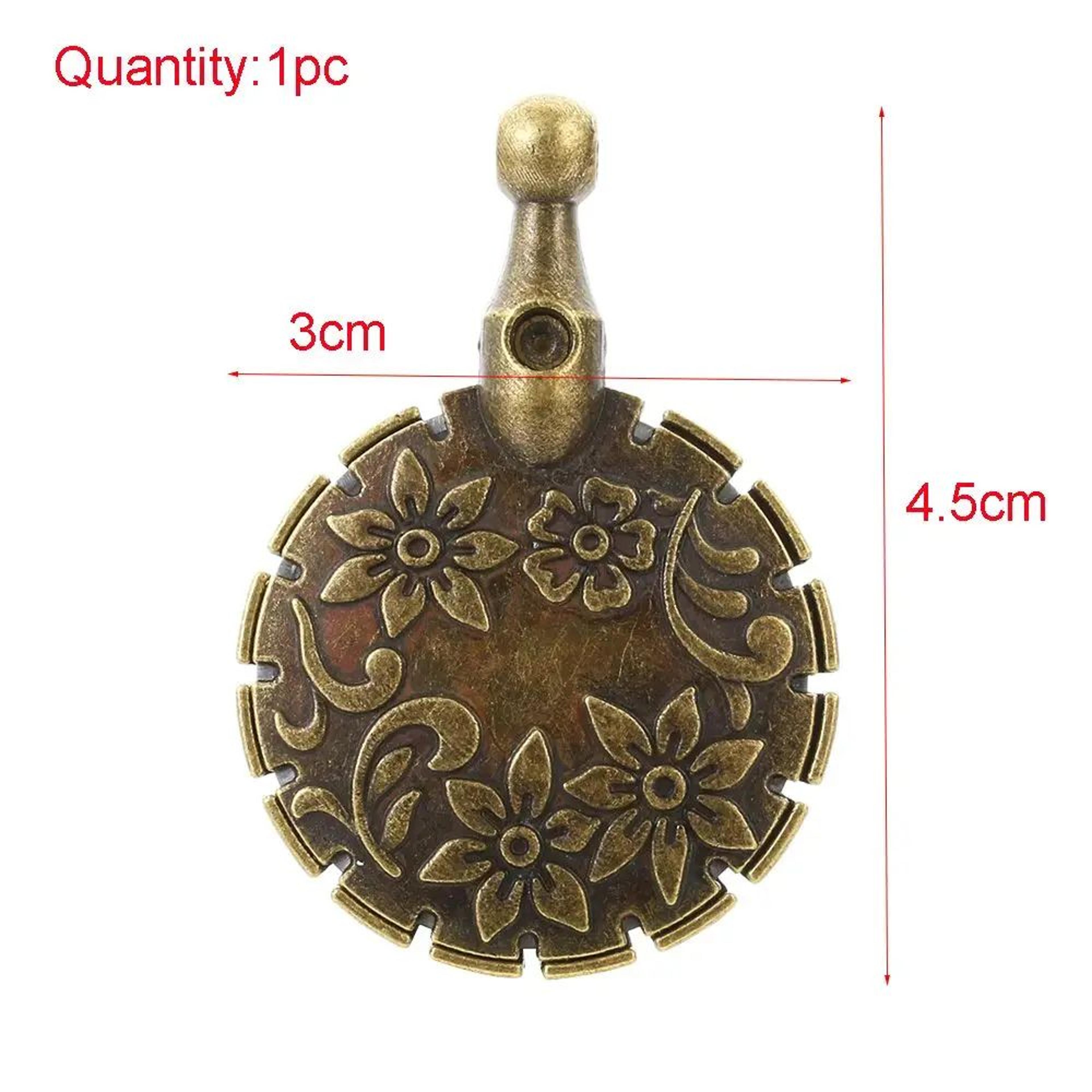 Retro Metal Thread Cutter Pendant  Vintage Sewing Thread Snip For Cross Stitch Embroidery  DIY Craf 6