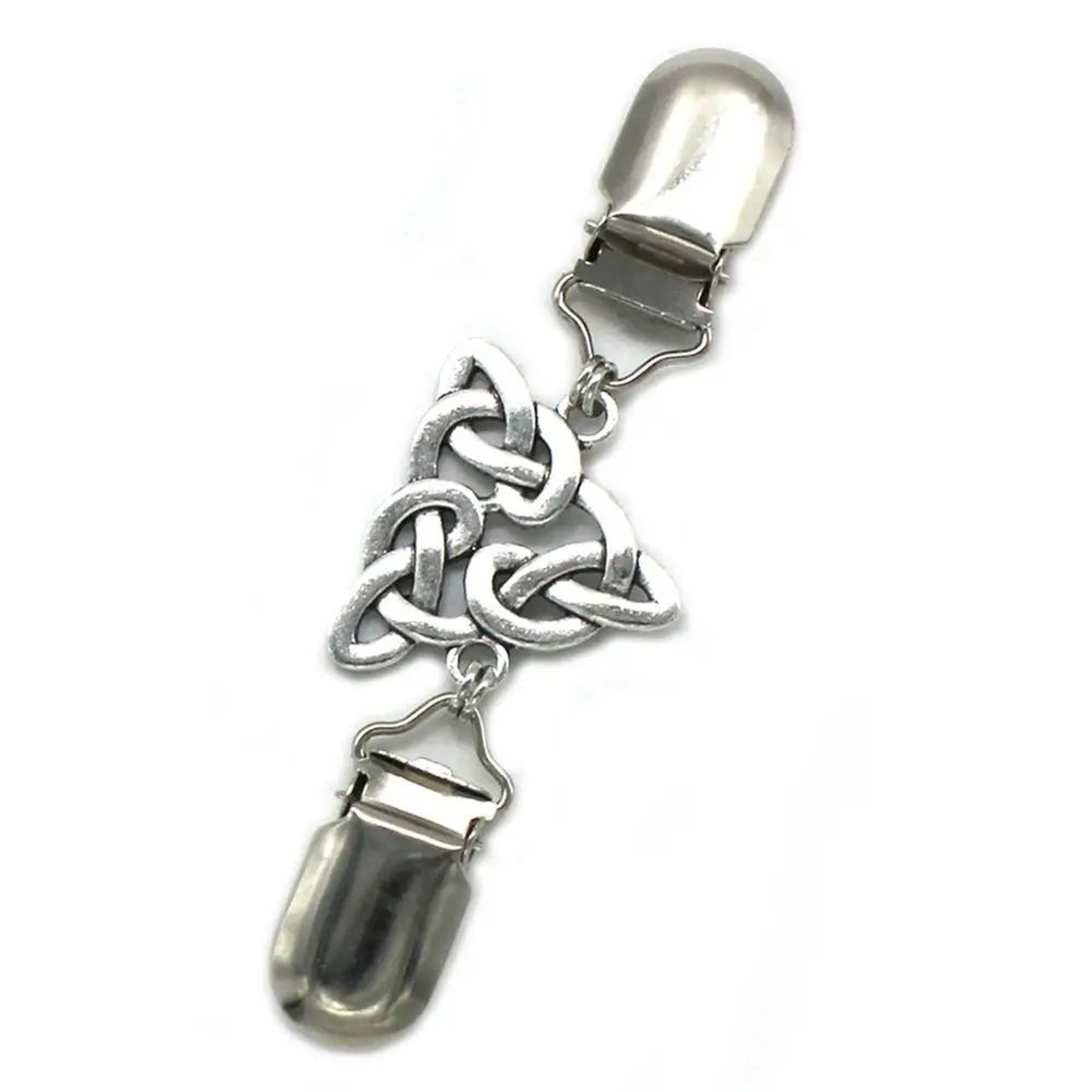Vintage Cardigan Clip Brooch  Zinc Alloy Sweater Shawl Clasp Pin For Blouses Dresses  Scarves 13