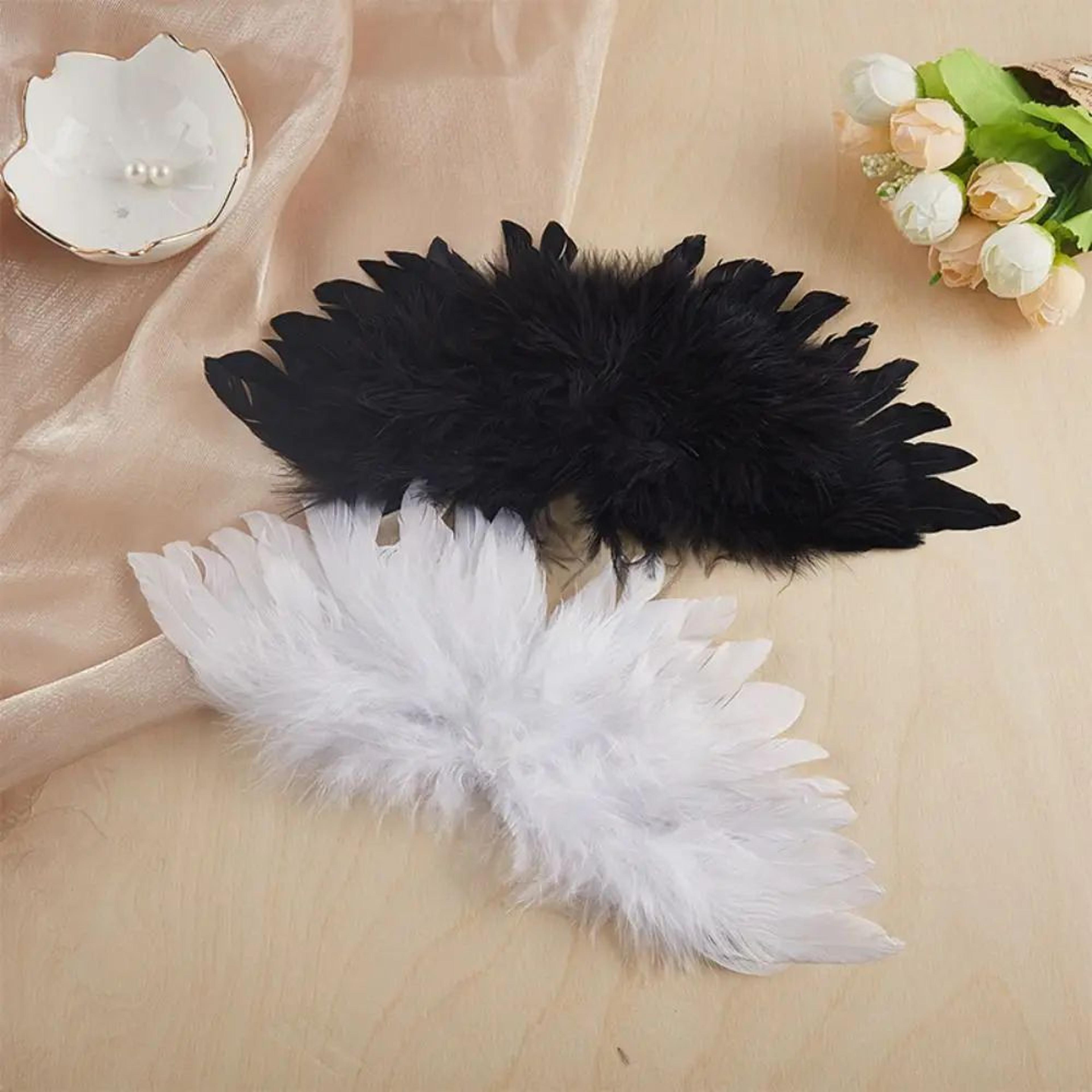 Mini Angel Feather Wings  Lightweight Costume Wings For Christmas Halloween Cosplay  Party DressUp 3
