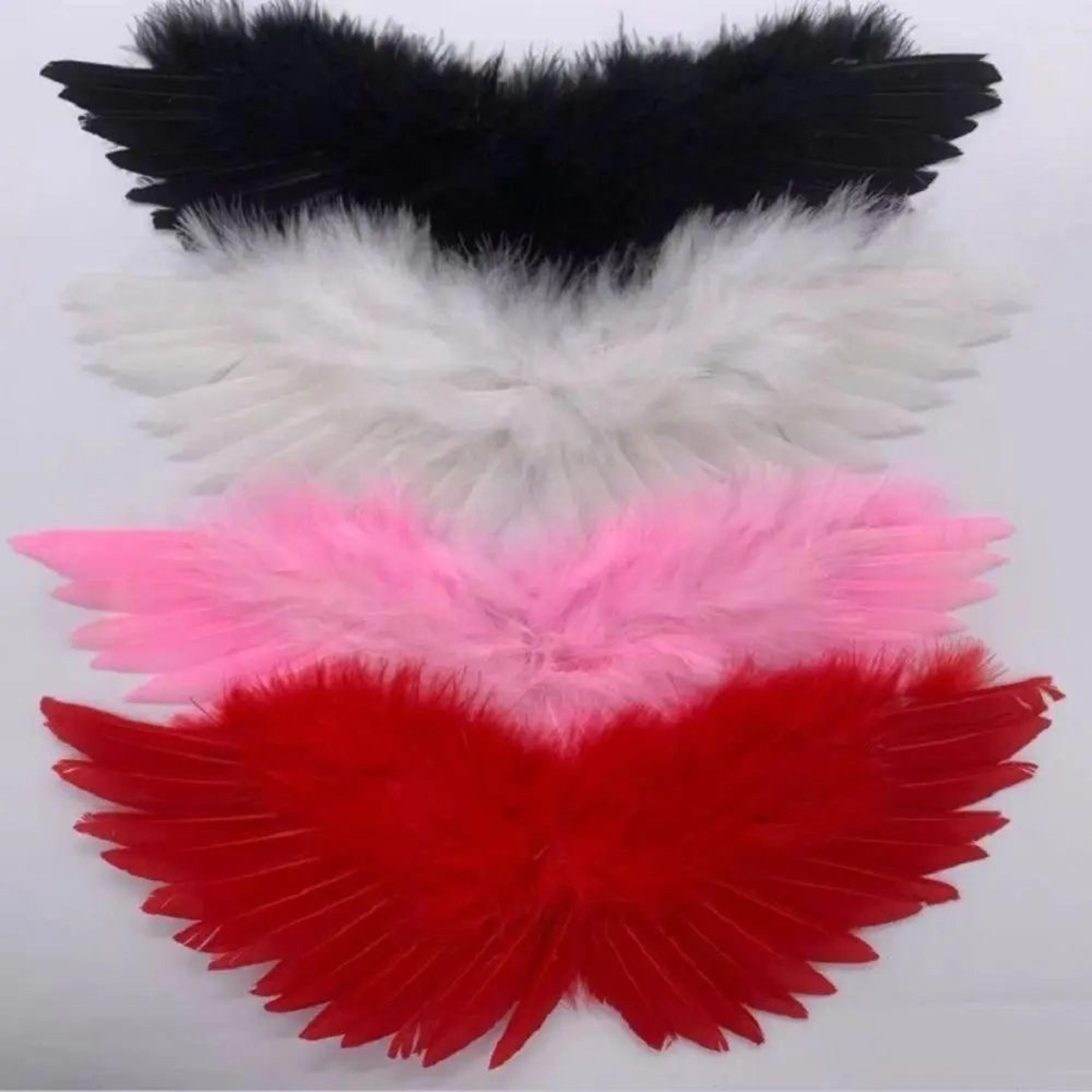 Mini Angel Feather Wings  Lightweight Costume Wings For Christmas Halloween Cosplay  Party DressUp 2