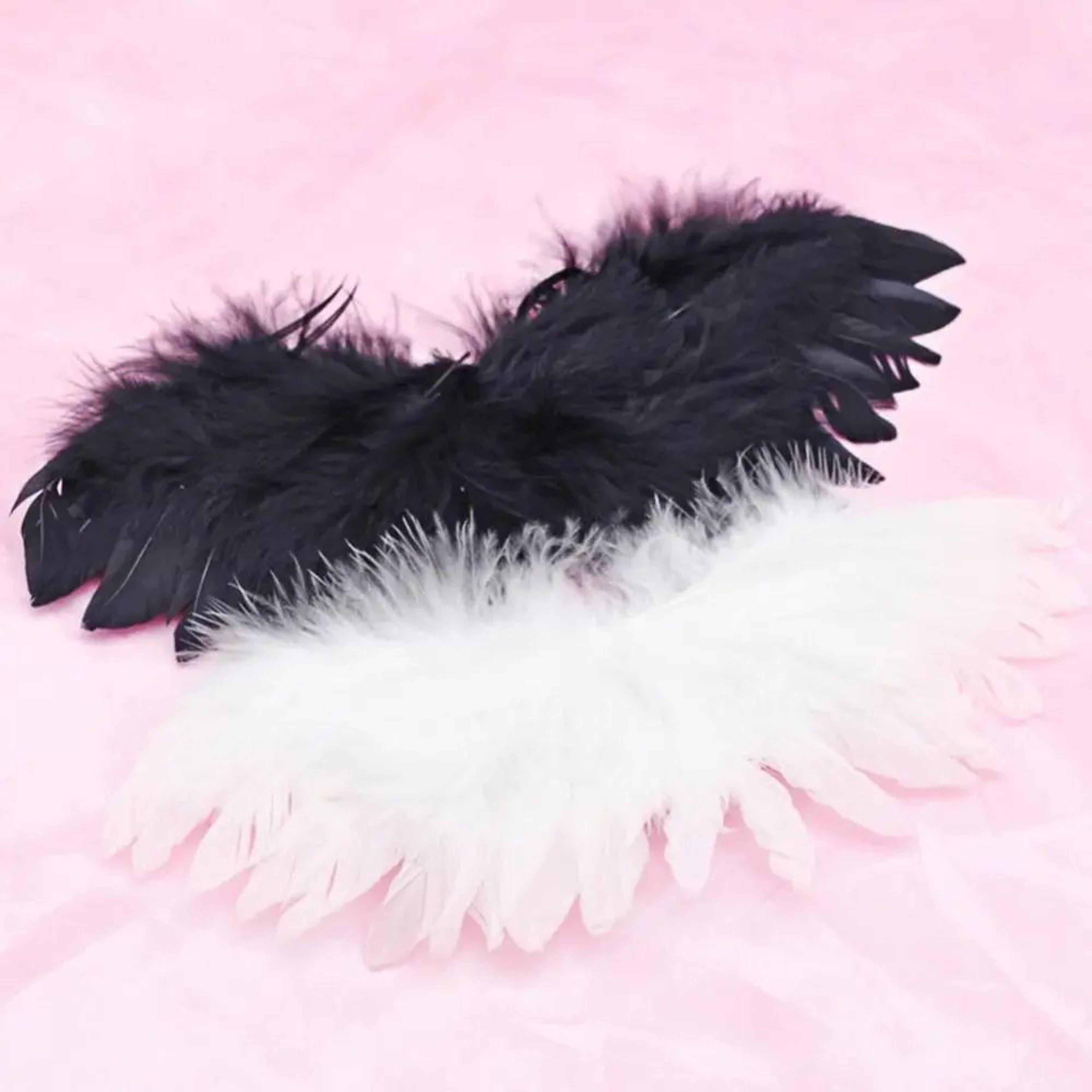 Mini Angel Feather Wings  Lightweight Costume Wings For Christmas Halloween Cosplay  Party DressUp 4