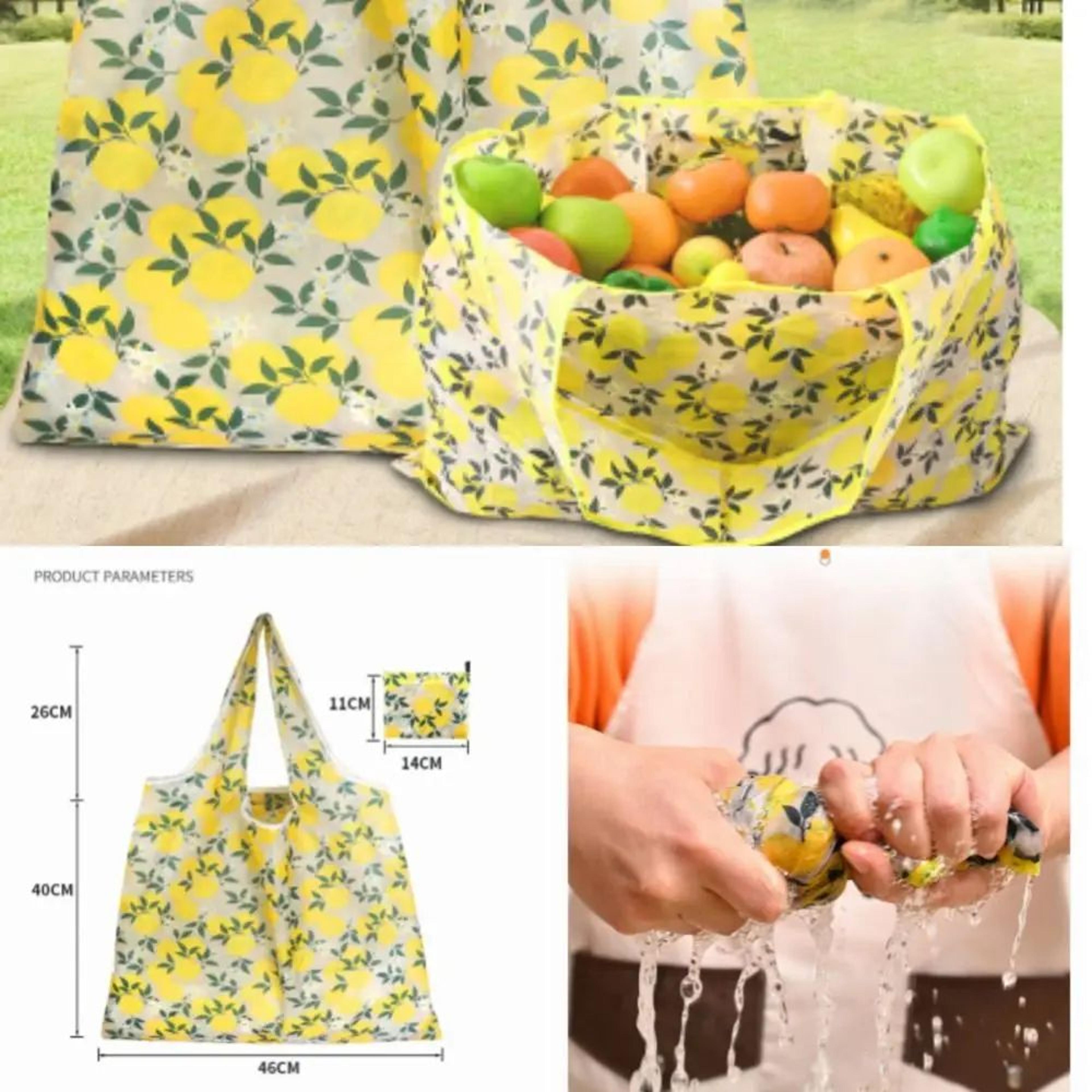 Large Capacity Foldable Shopping Tote Bag  Reusable Lightweight EcoFriendly Grocery  Travel Storage 5