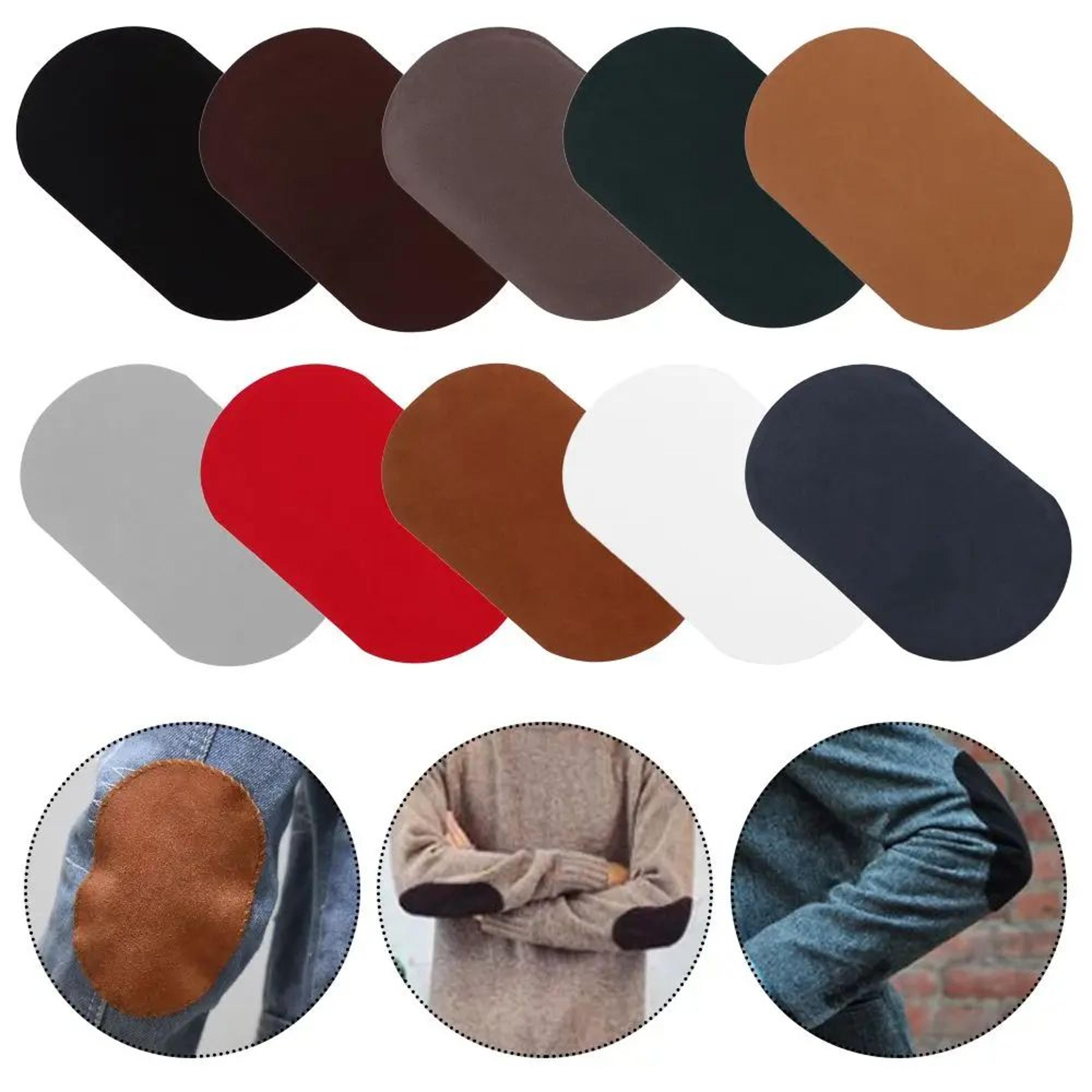 imitation buckskin patches iron on & sew on elbow knee repair patches for clothes, jeans, jackets & crafts