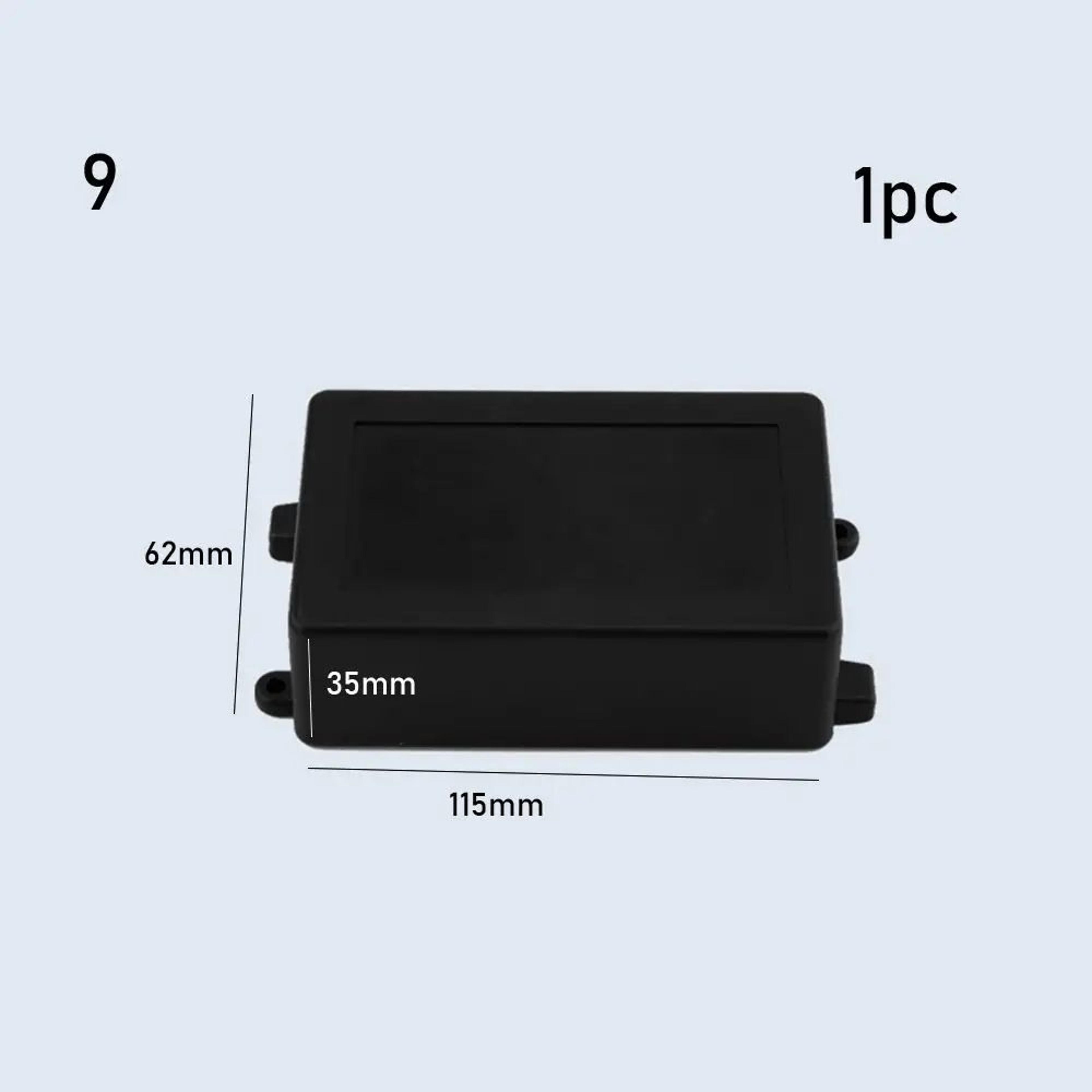 Waterproof Plastic Electronic Project Box  Black DIY Enclosure Case For Circuit Boards Power Suppli 14