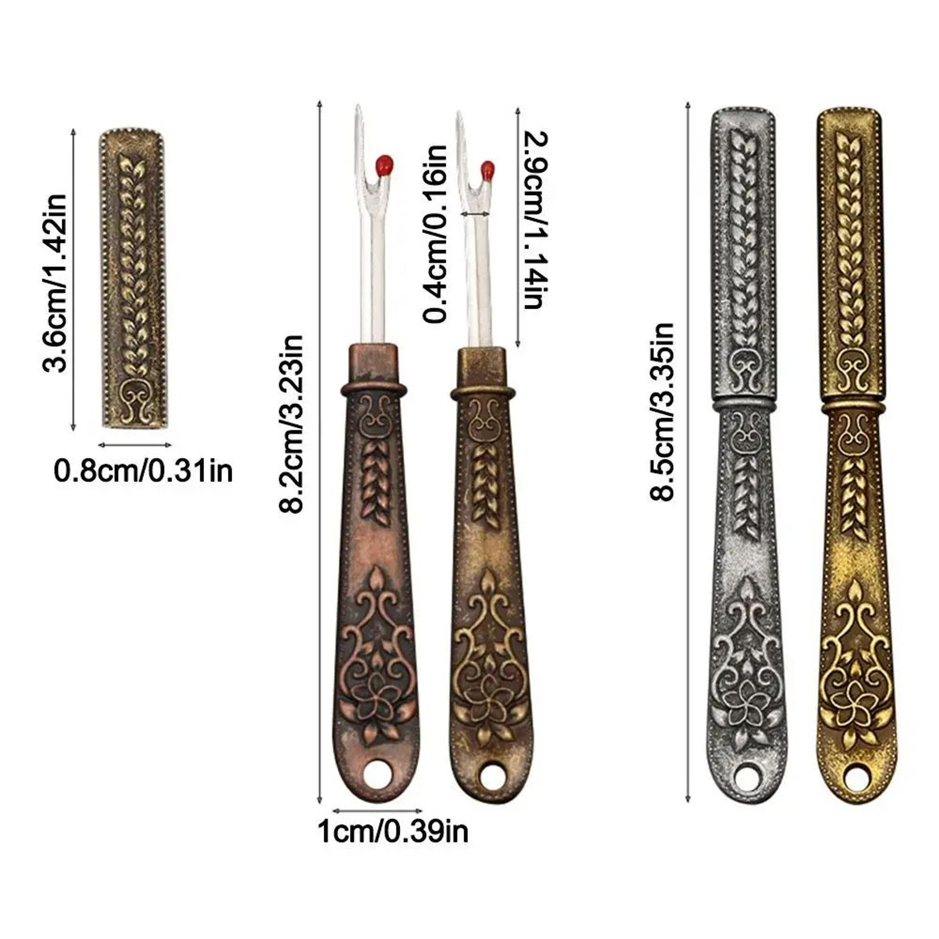 Vintage Sewing Seam Ripper  Metal Stitch Remover Thread Picker For Embroidery Cross Stitch  DIY Nee 5