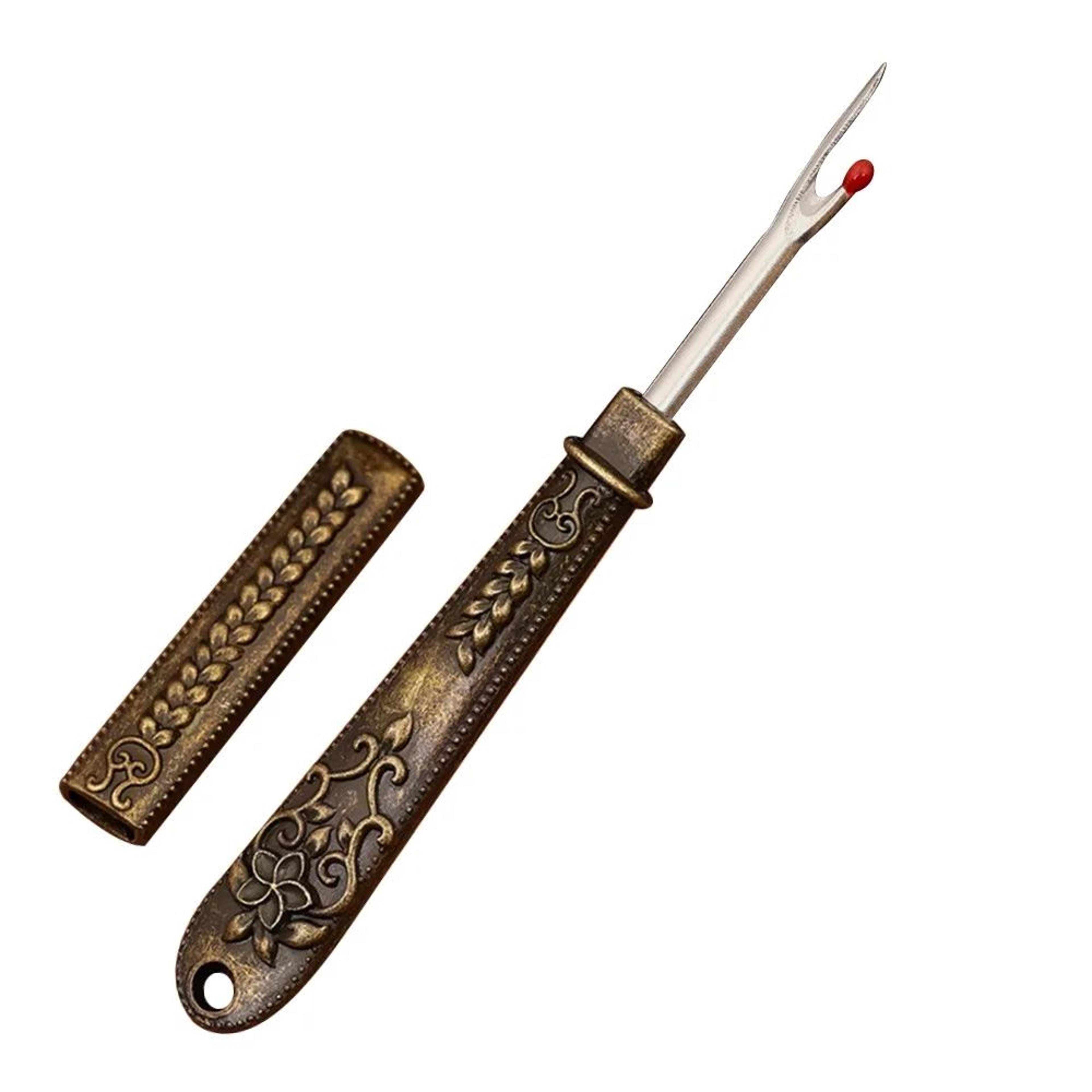 Vintage Sewing Seam Ripper  Metal Stitch Remover Thread Picker For Embroidery Cross Stitch  DIY Nee 7