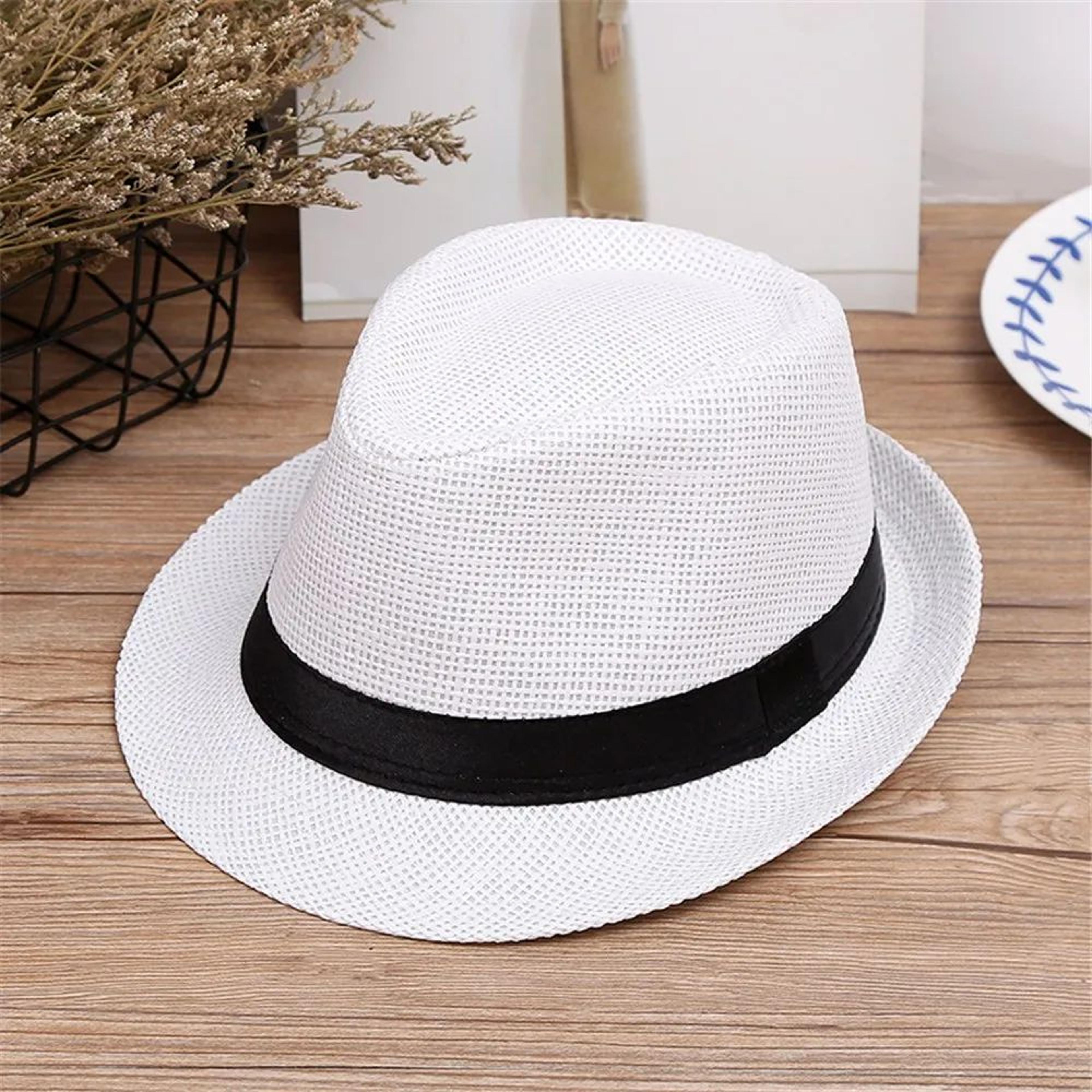 Kids Straw Sun Hat  Breathable Wide Brim Panama Beach Hat For Boys  Girls Outdoor Summer Travel 7