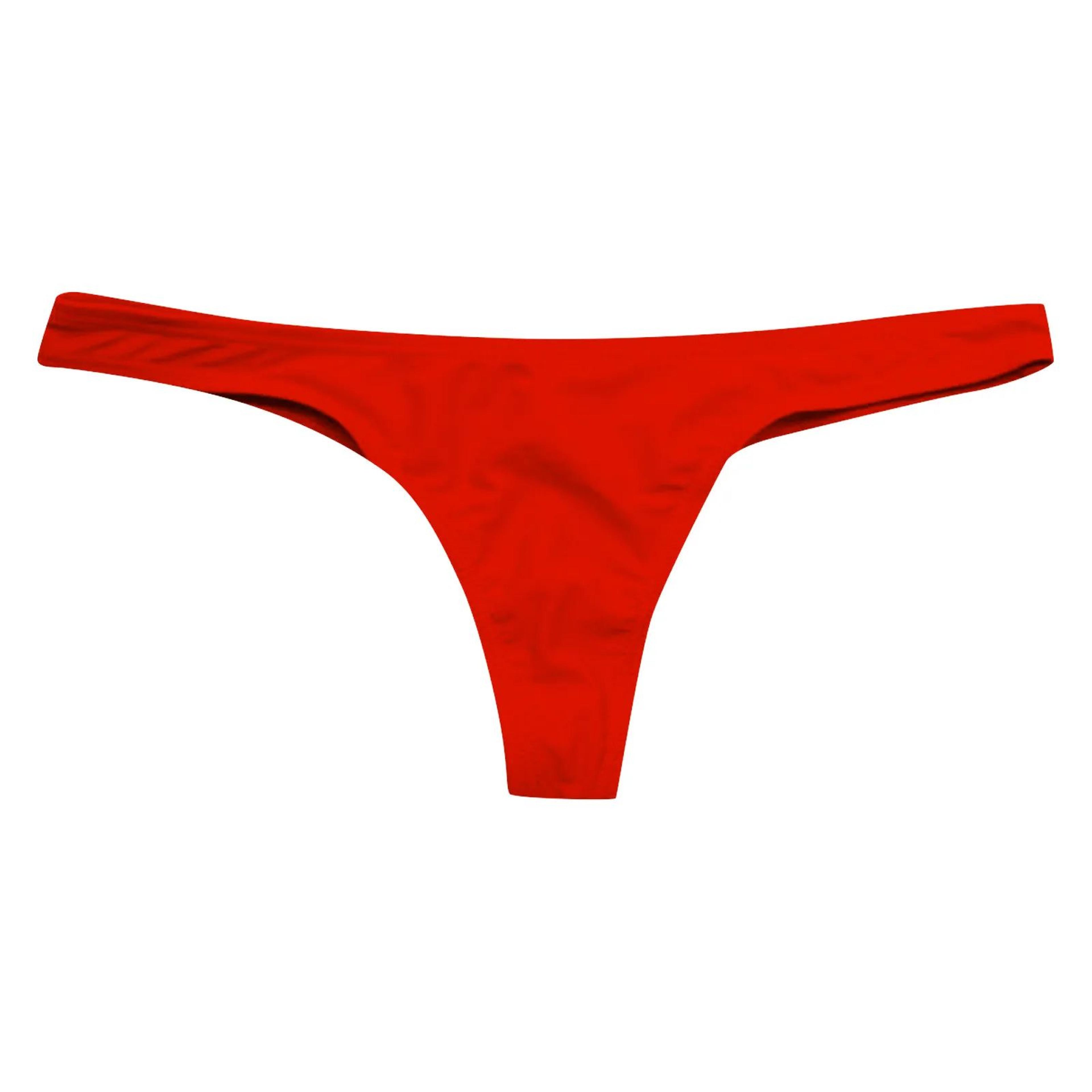 Womens Brazilian Micro Bikini Bottom  Solid GString Thong Tanga Swimwear Briefs For Beach  Pool 11
