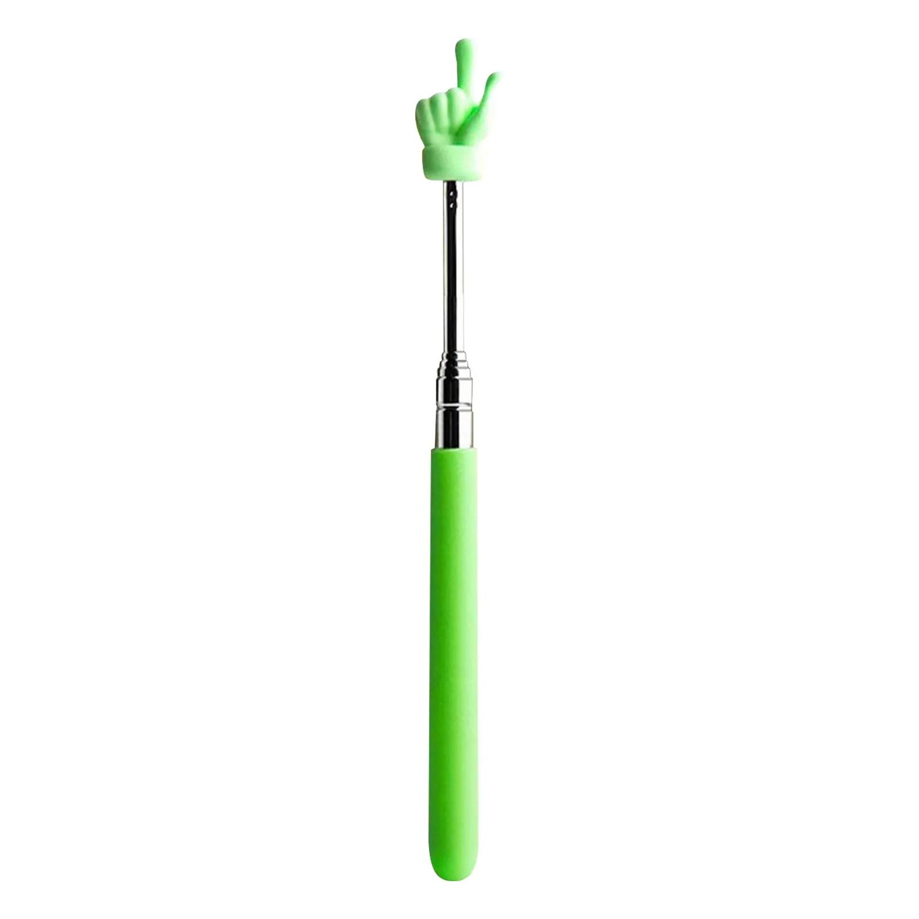 Retractable Teacher Pointer  Finger Design Stainless Steel Telescopic Teaching Stick For Classroom  4