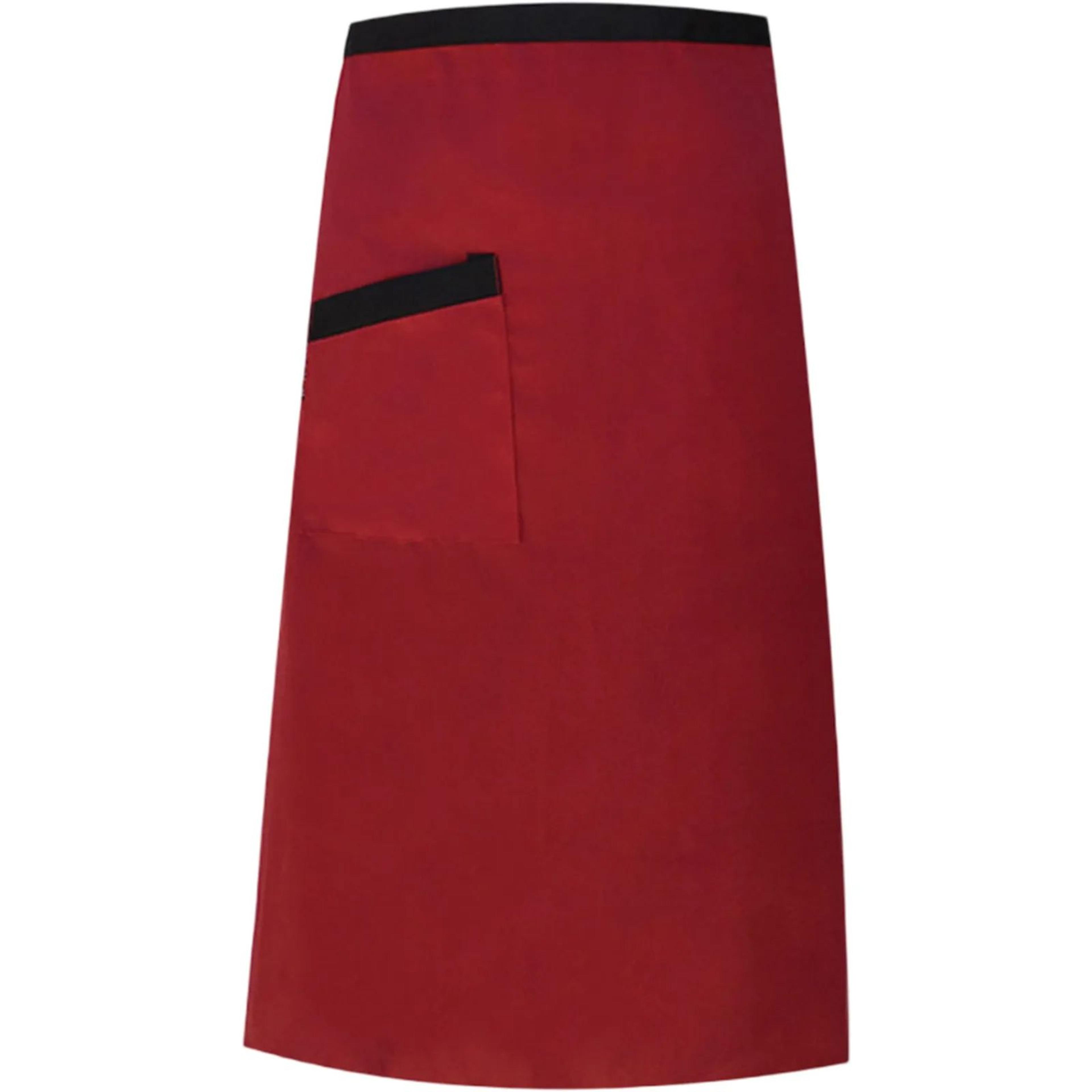 Striped Chef Half Apron  Adjustable Polyester Waist Apron With Pocket For Cooking Catering Restaura 5