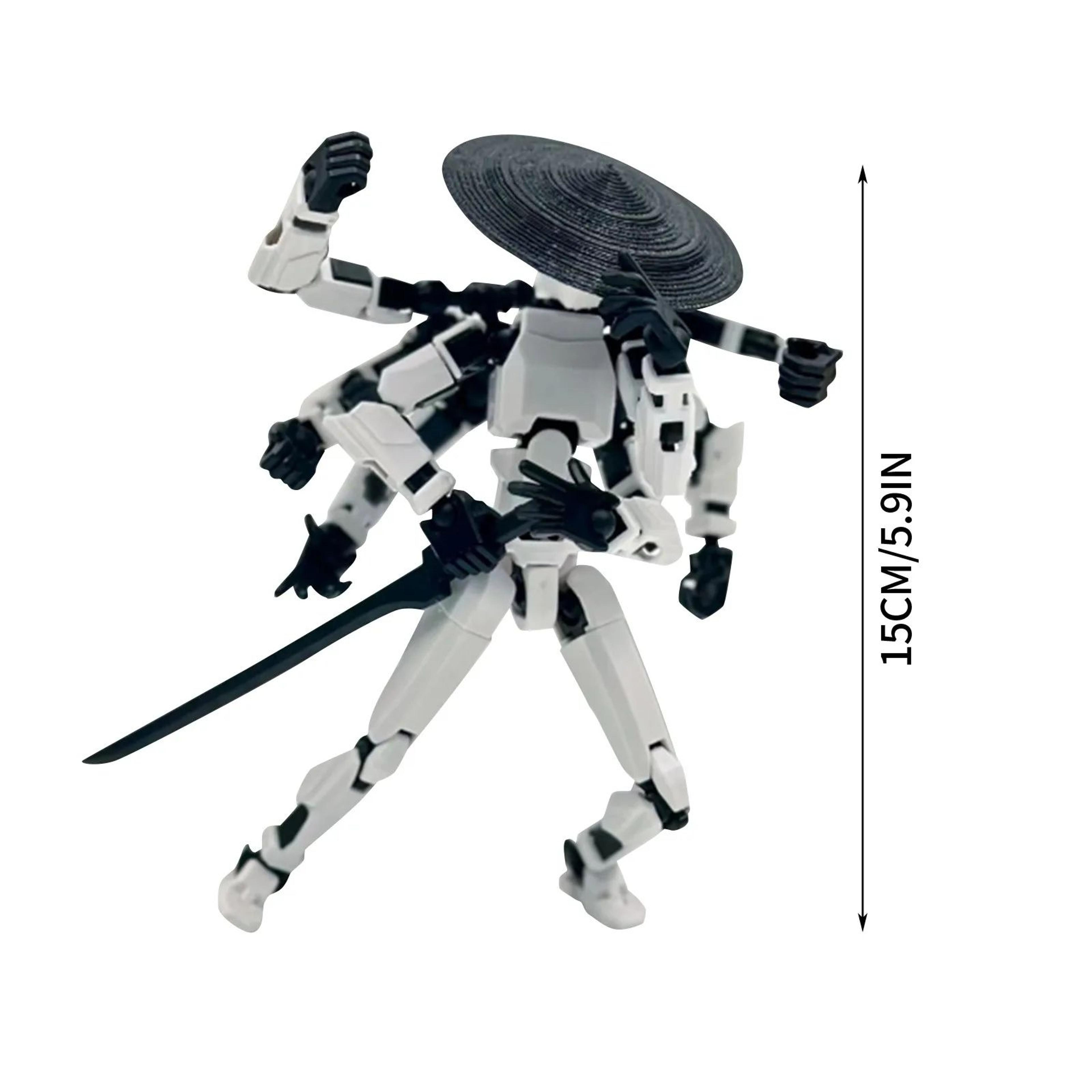 13 Action Figure Robot  3D Printed Movable Magnetic Joint Shapeshift Toy For Desktop Decor  Collect 5