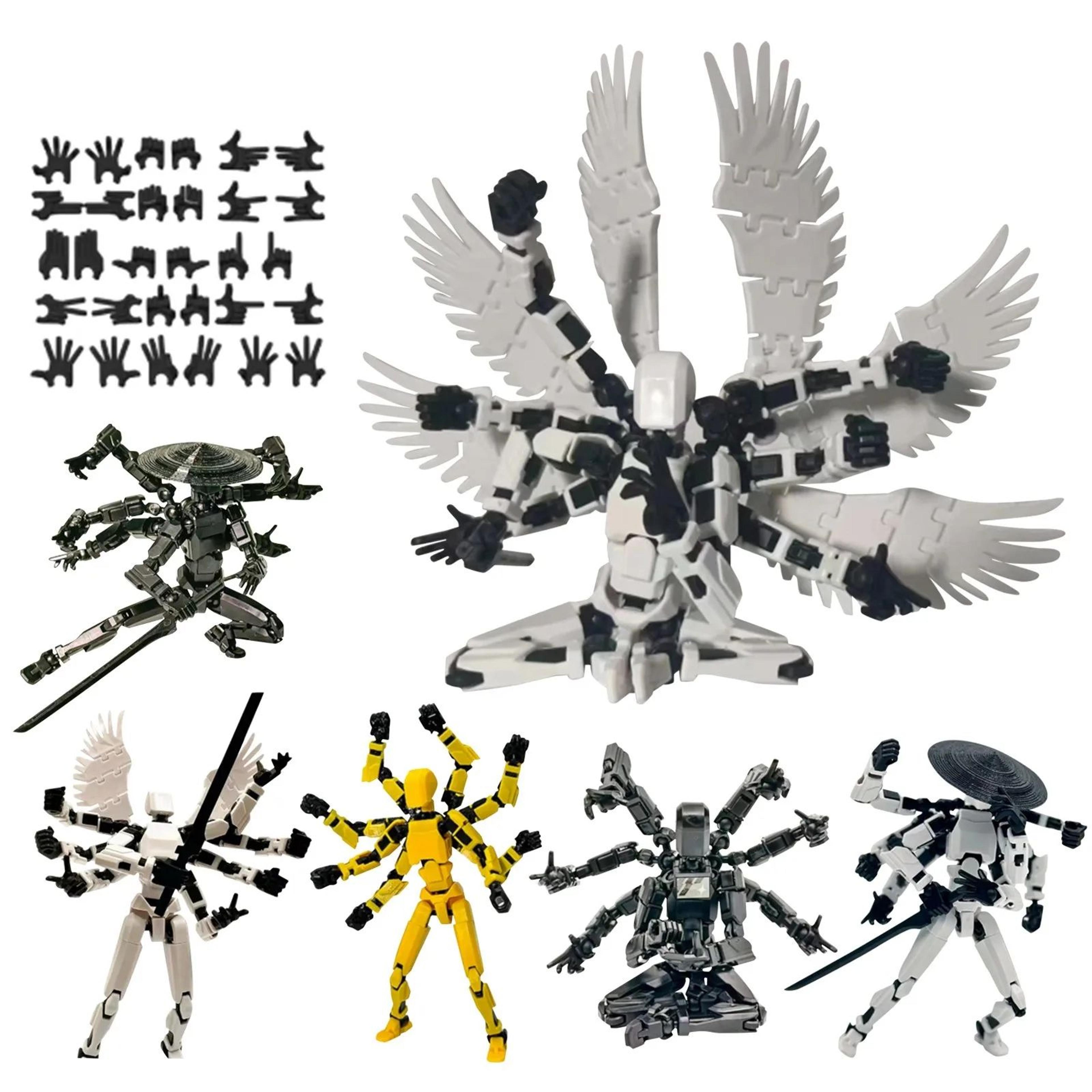 13 Action Figure Robot  3D Printed Movable Magnetic Joint Shapeshift Toy For Desktop Decor  Collect 1