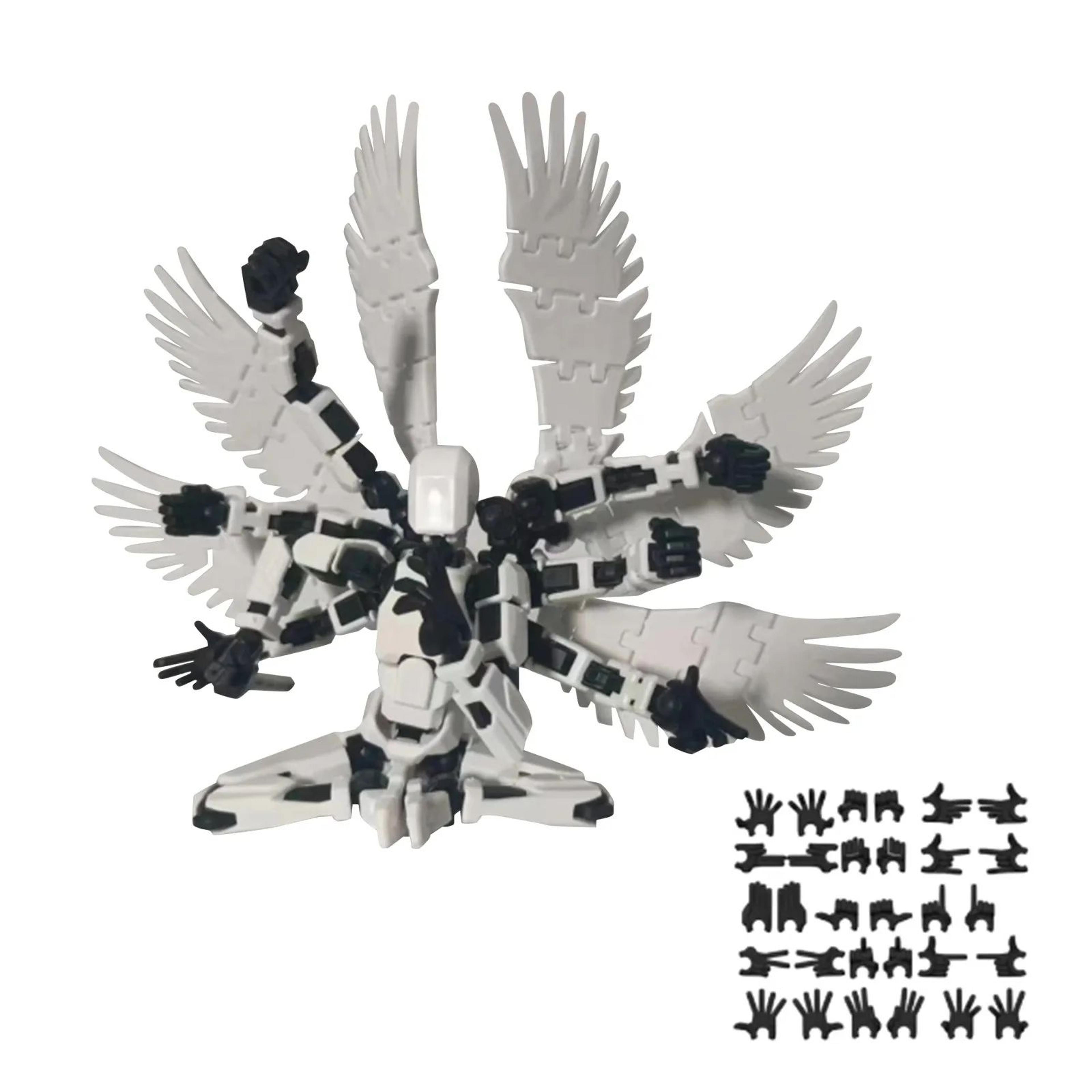 13 Action Figure Robot  3D Printed Movable Magnetic Joint Shapeshift Toy For Desktop Decor  Collect 10
