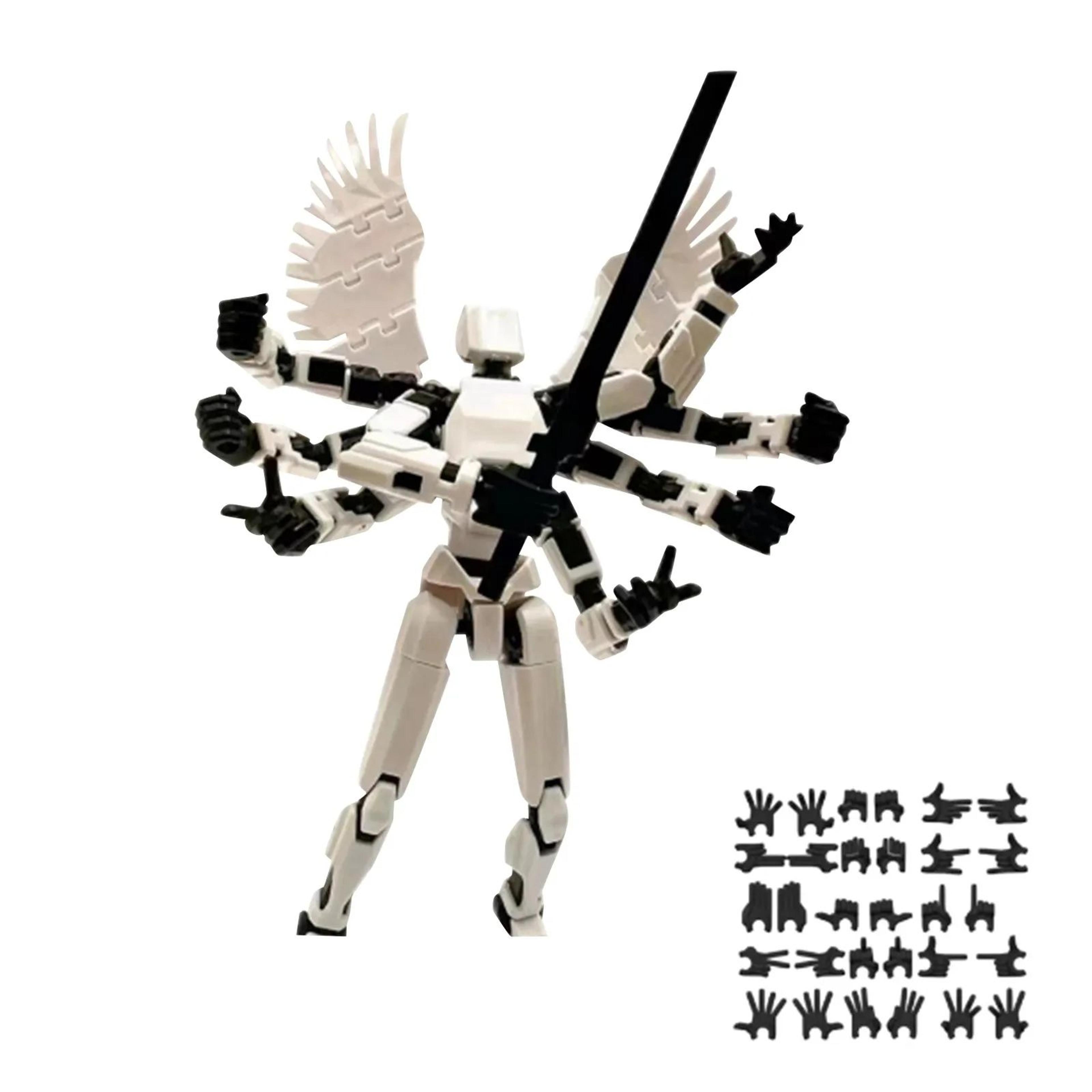13 Action Figure Robot  3D Printed Movable Magnetic Joint Shapeshift Toy For Desktop Decor  Collect 9