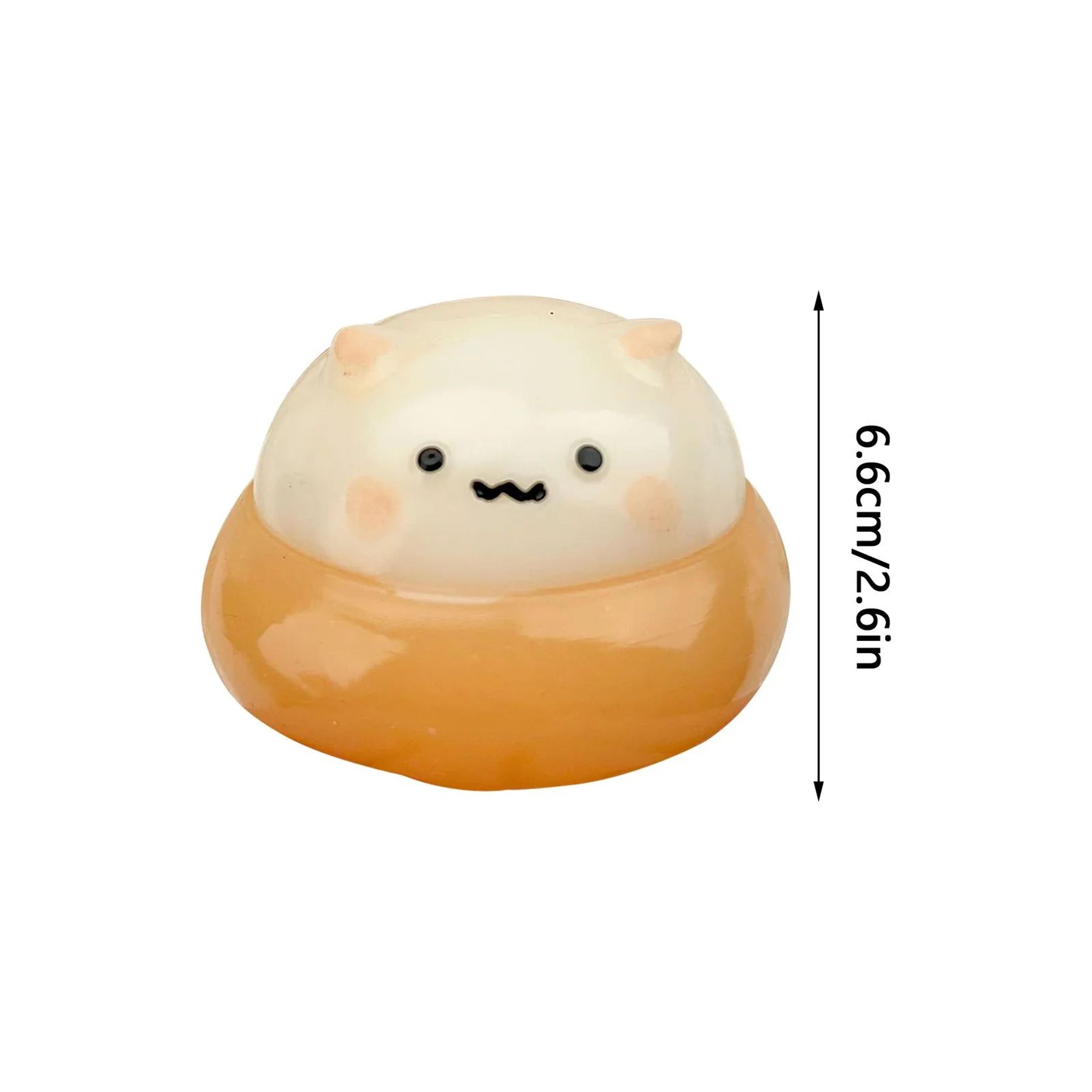 Cat Mochi Taba Squishy Fidget Toy  Cute Silicone SlowRebound Stress Relief Pinch Toy For Relaxation 5