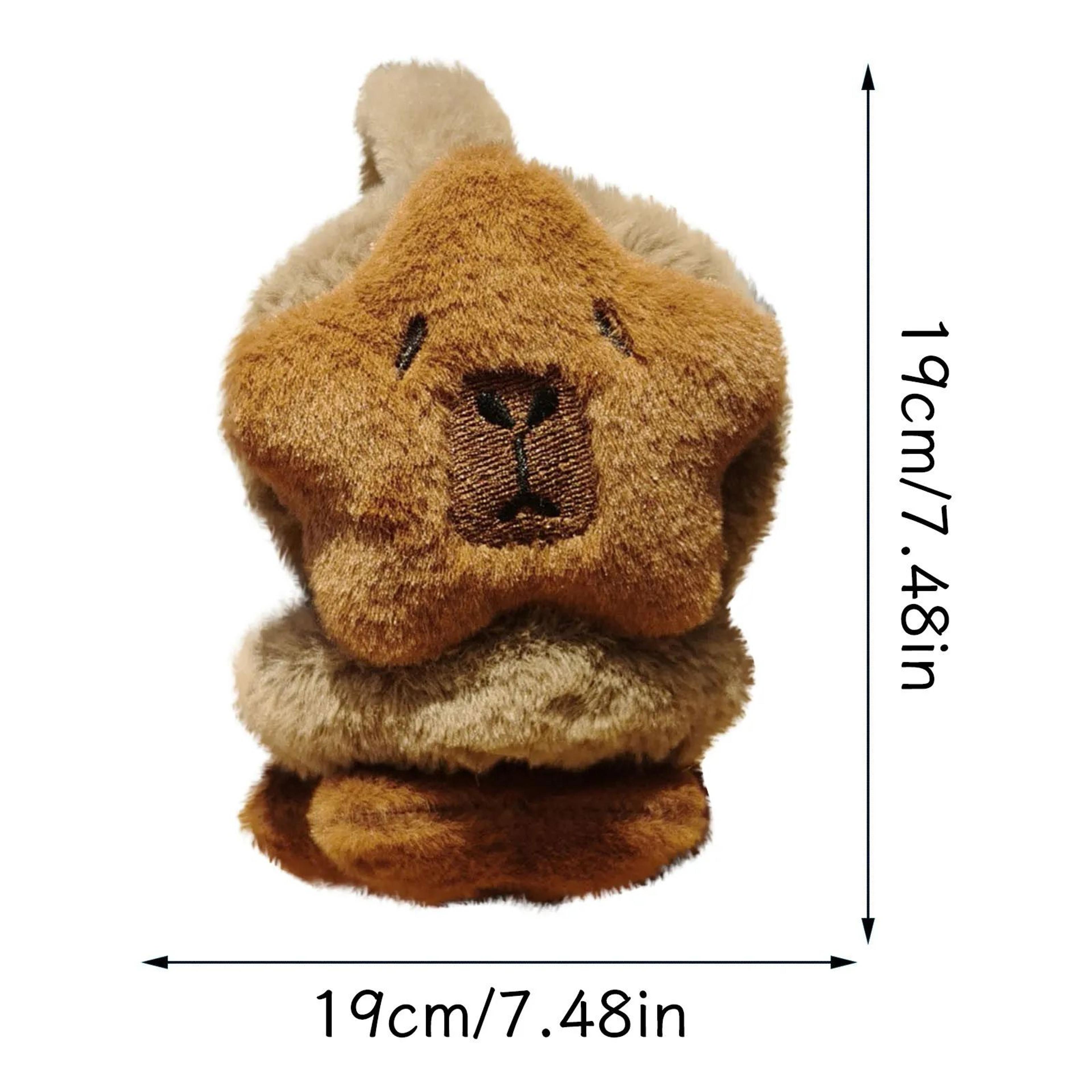 Cute Capybara Plush Earmuffs  Soft Windproof Winter Ear Warmers For Girls Women  Kids Cozy Cold Wea 5