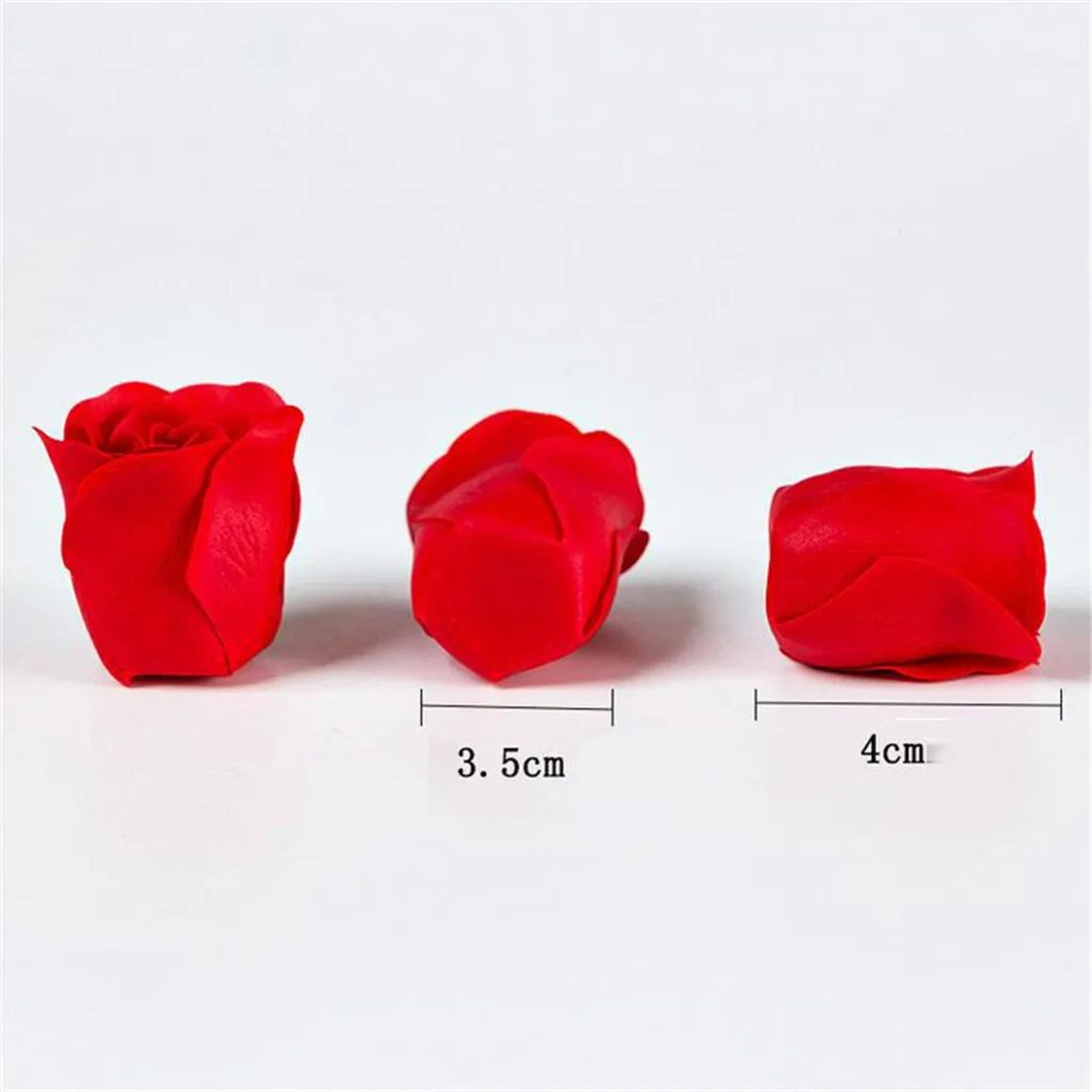 81pcs Rose Soap Flower Heads  3Layer Artificial Roses For Wedding Bouquets Flower Boxes Valentines  4