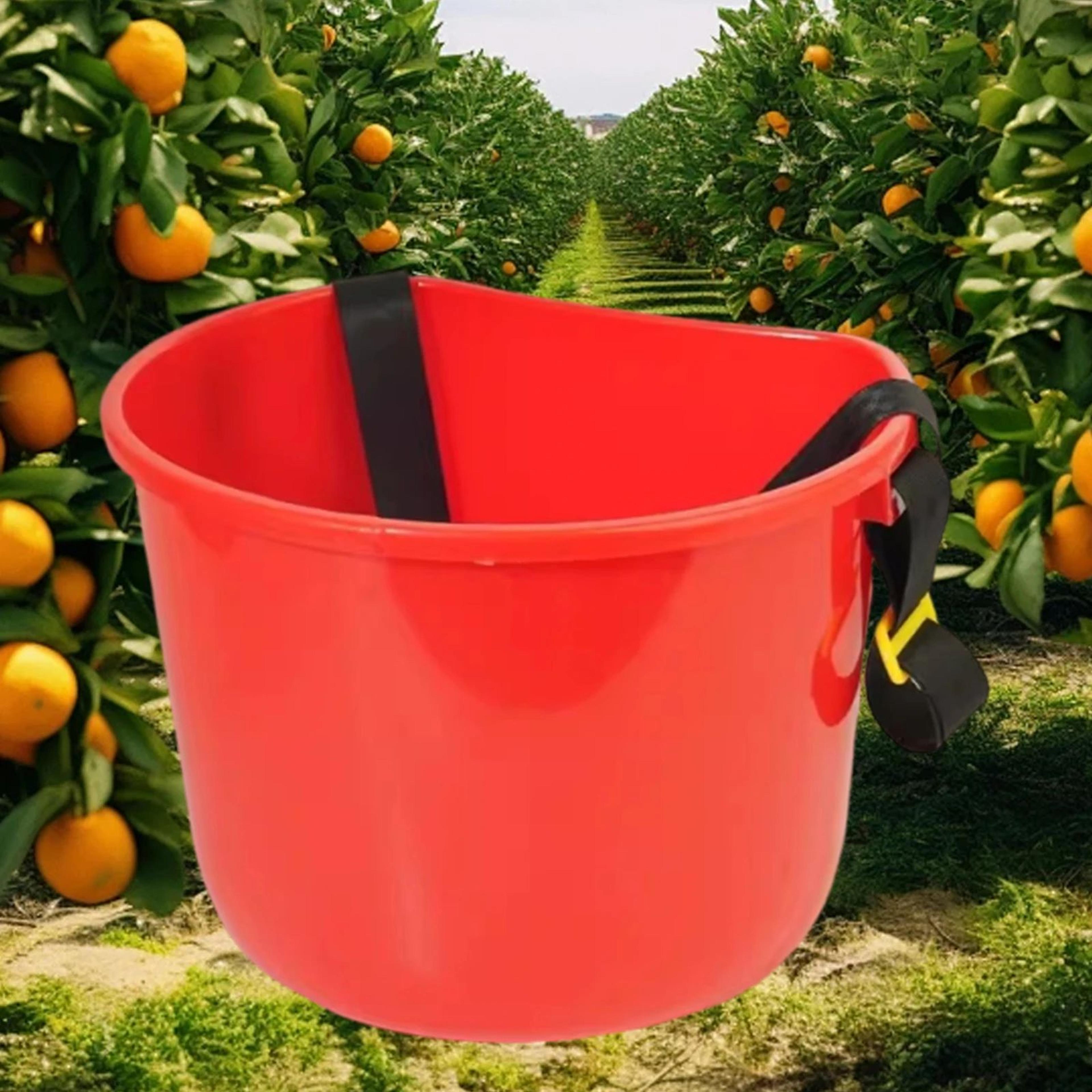 Fruit Picking Basket  Lightweight Large Capacity Harvest Bucket With Adjustable Strap For Garden Ya 3